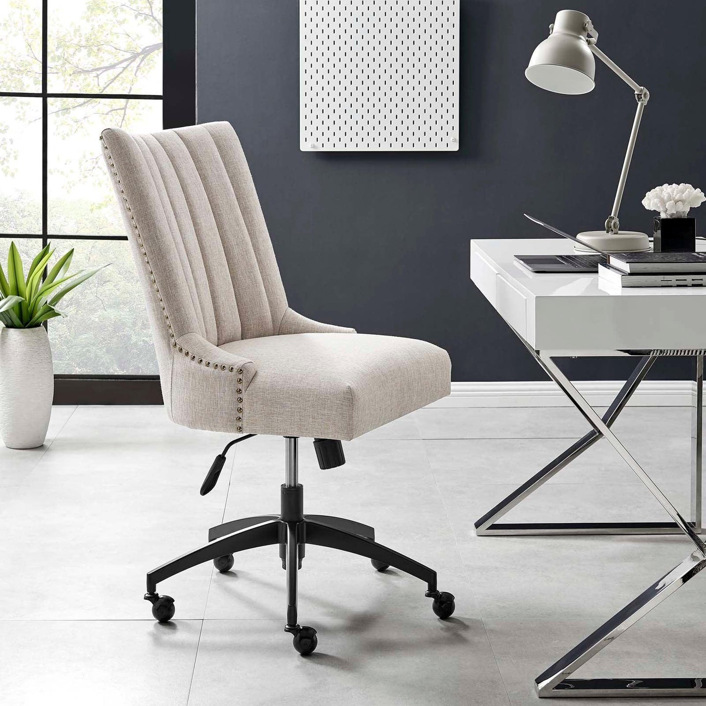 Modway Empower Channel Tufted Fabric Office Chair FredCo
