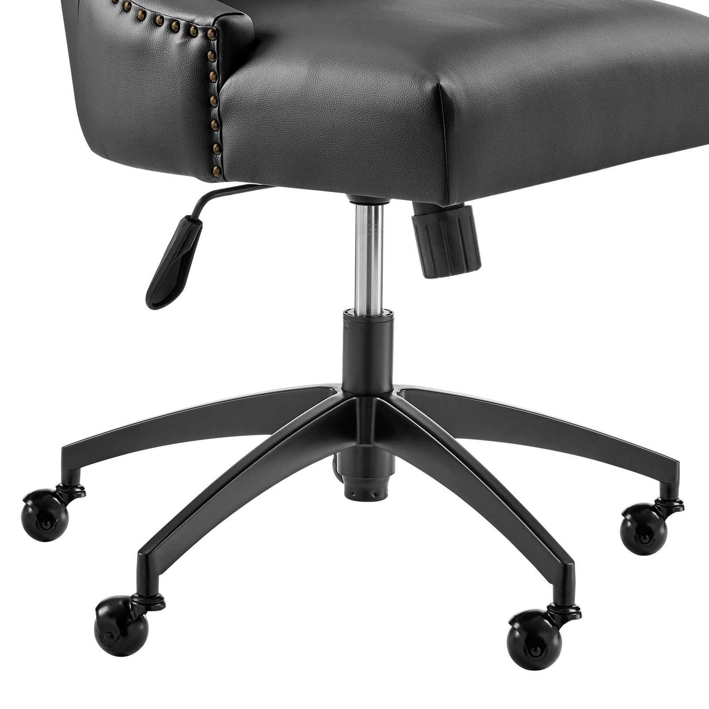 Modway Empower Channel Tufted Vegan Leather Office Chair FredCo