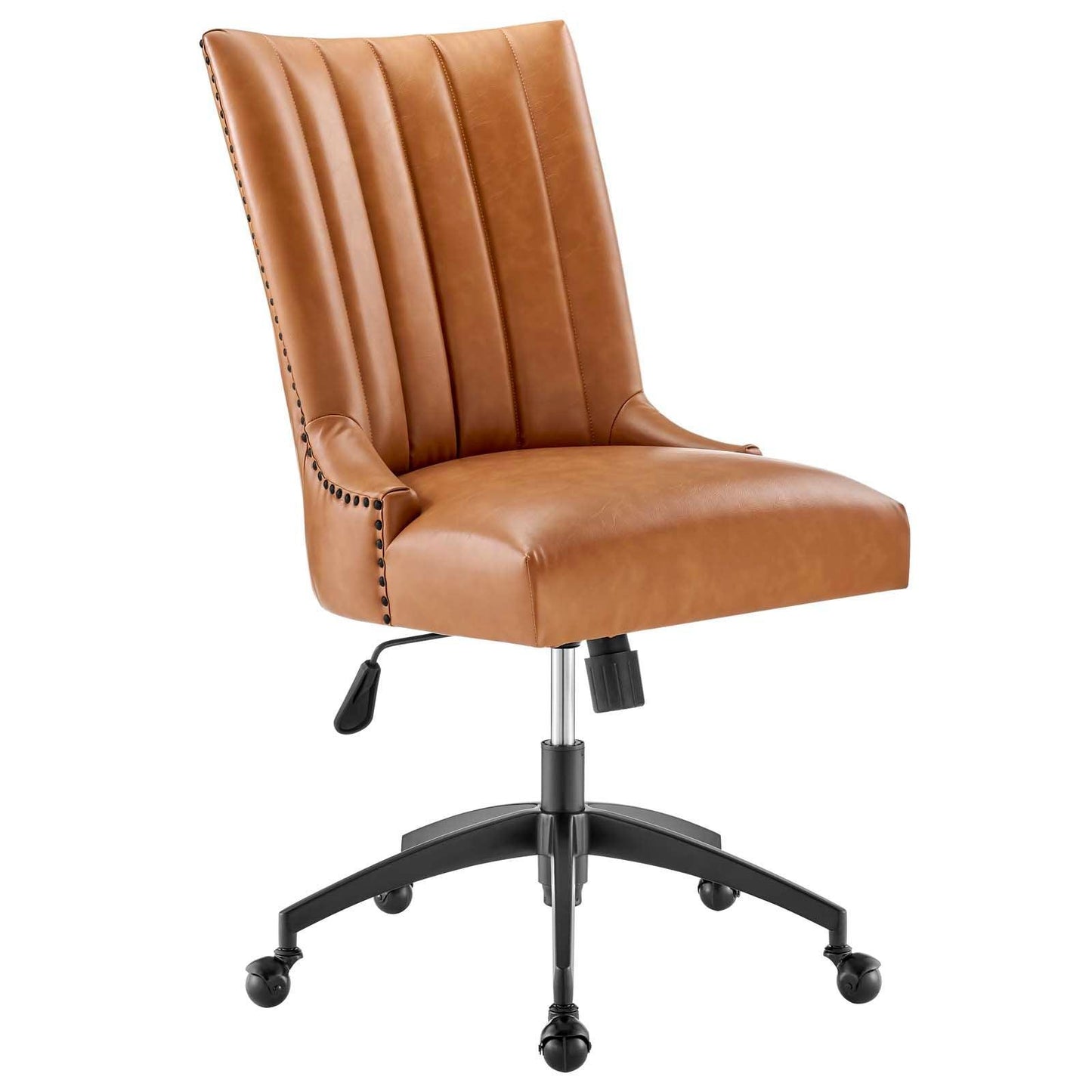 Modway Empower Channel Tufted Vegan Leather Office Chair FredCo