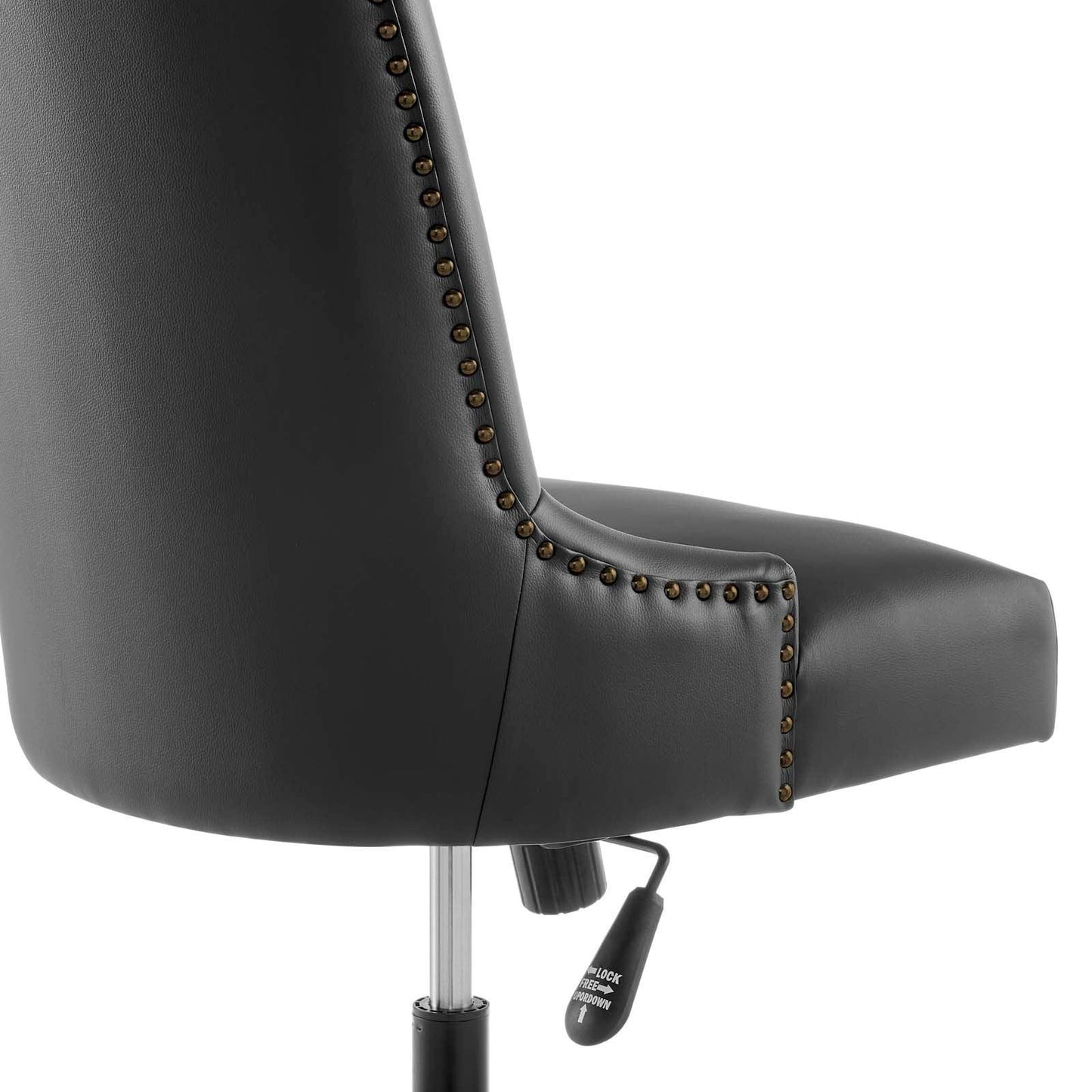Modway Empower Channel Tufted Vegan Leather Office Chair FredCo