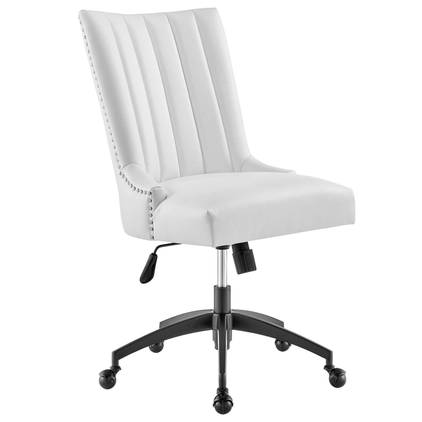 Modway Empower Channel Tufted Vegan Leather Office Chair FredCo