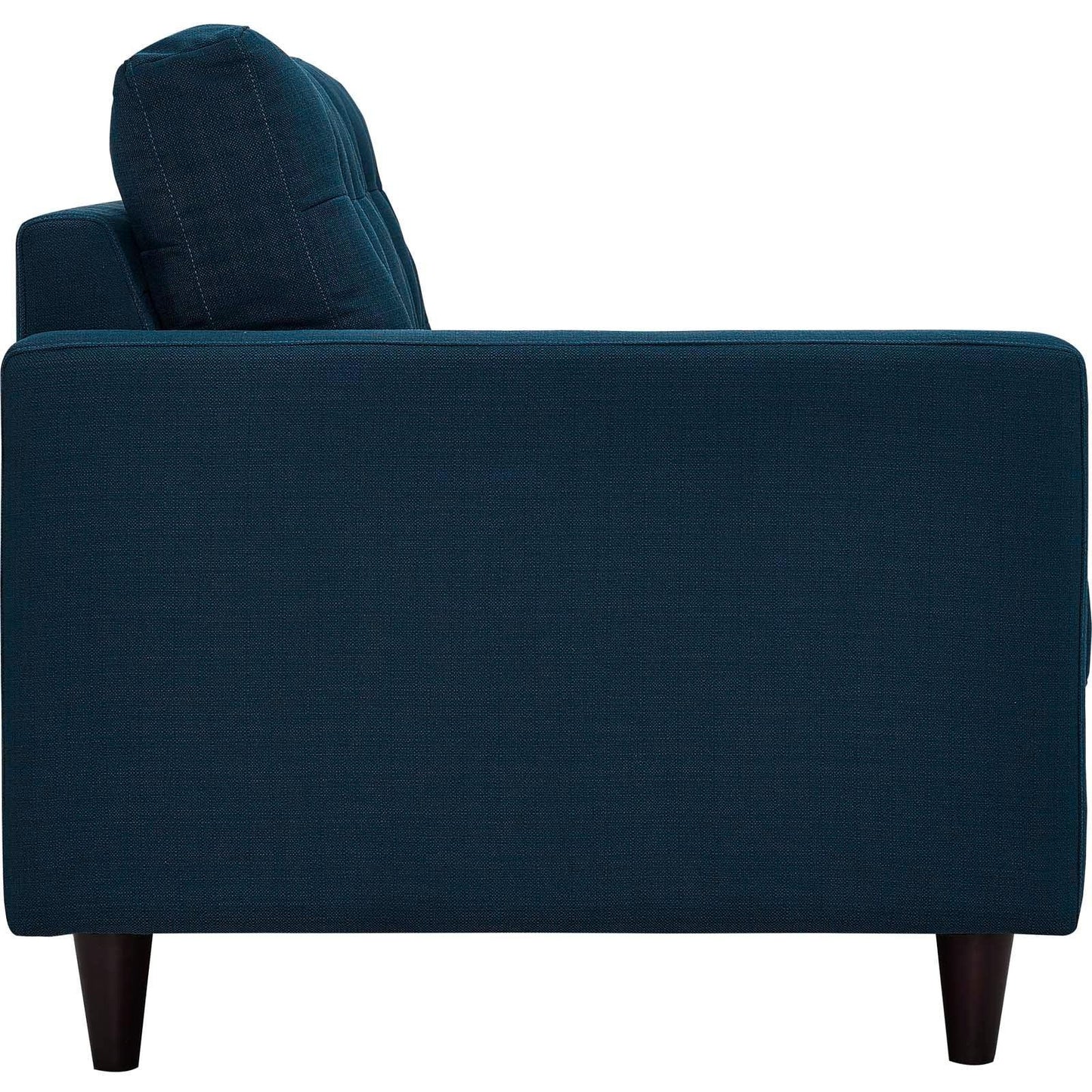 Modway Empress 2 Piece Upholstered Fabric Right Facing Bumper Sectional FredCo