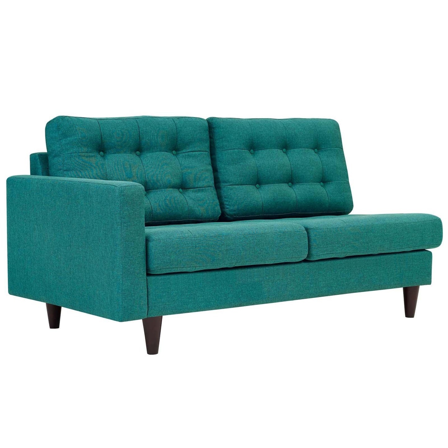Modway Empress Left-Facing Upholstered Fabric Loveseat FredCo