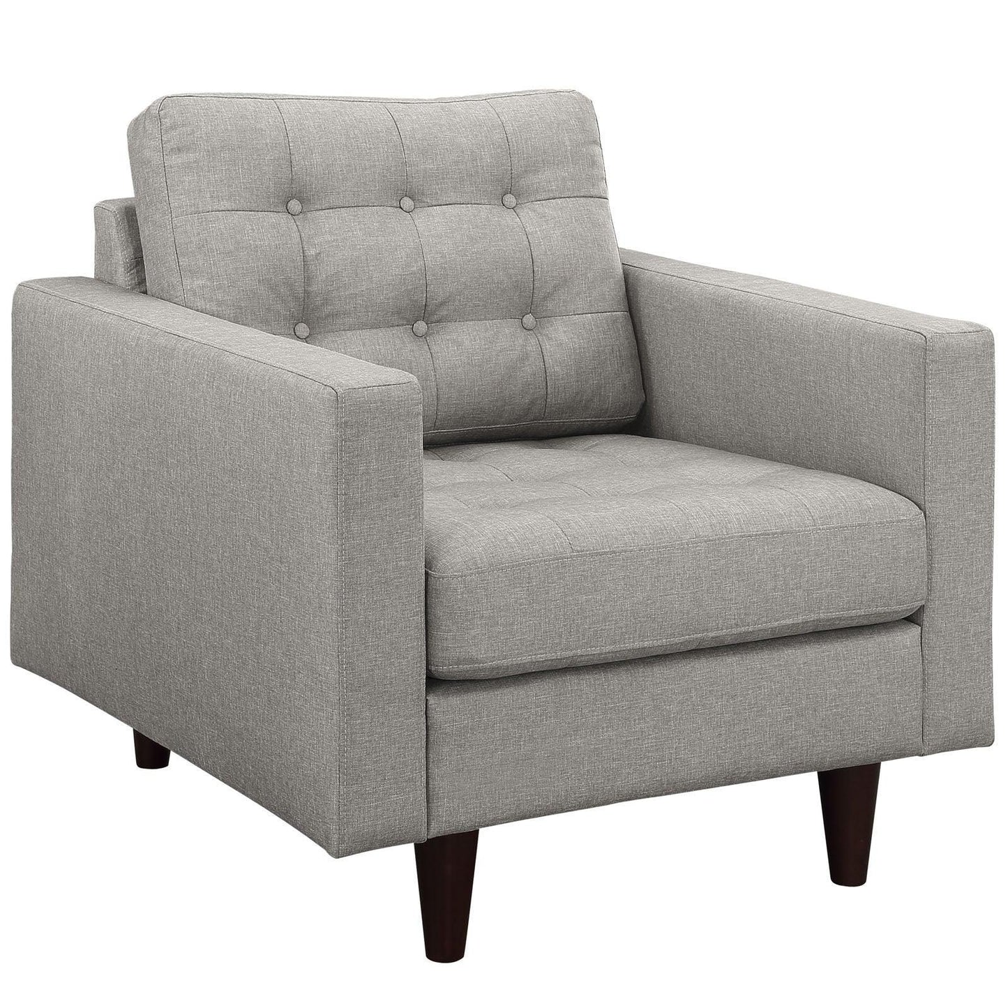 Modway Empress Upholstered Fabric Armchair FredCo