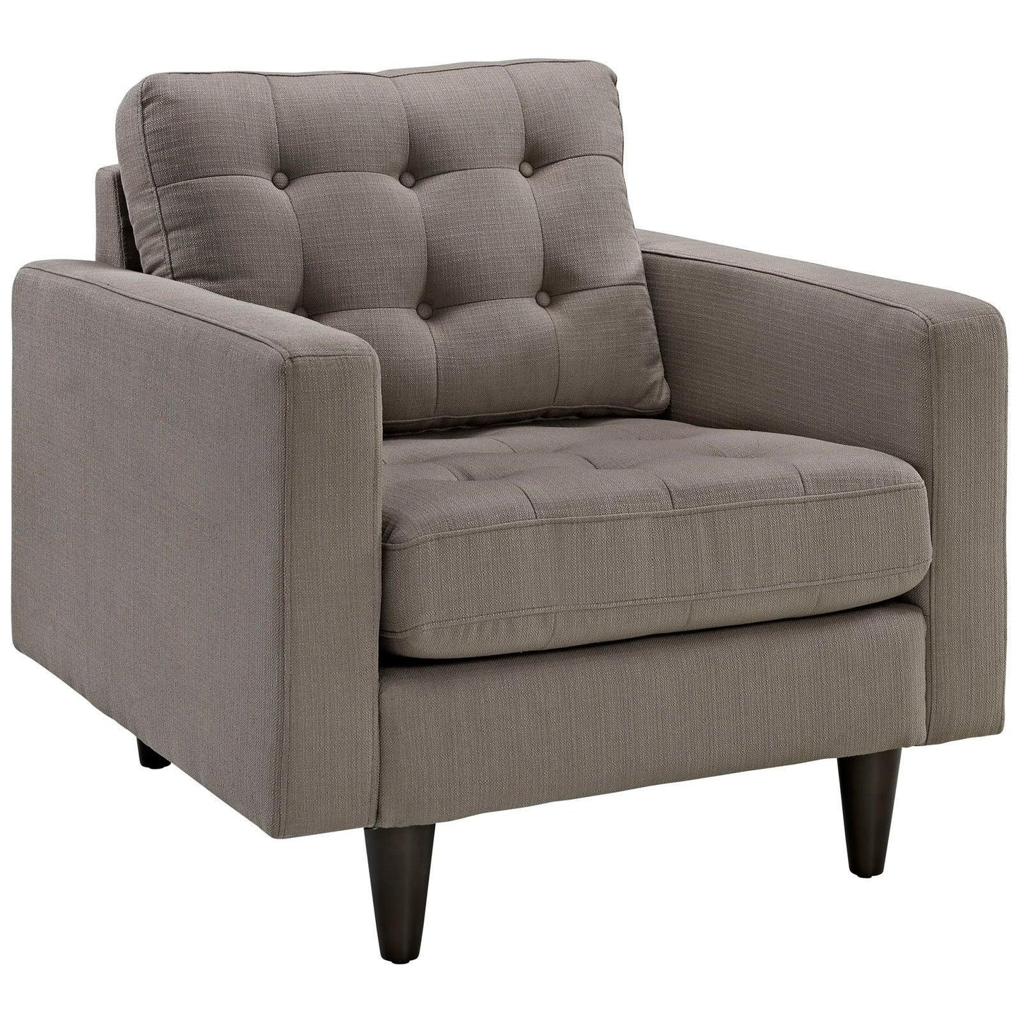 Modway Empress Upholstered Fabric Armchair FredCo