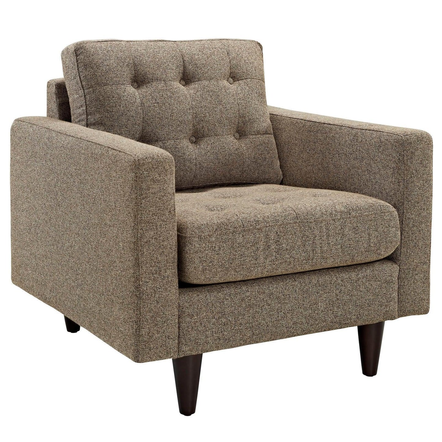 Modway Empress Upholstered Fabric Armchair FredCo
