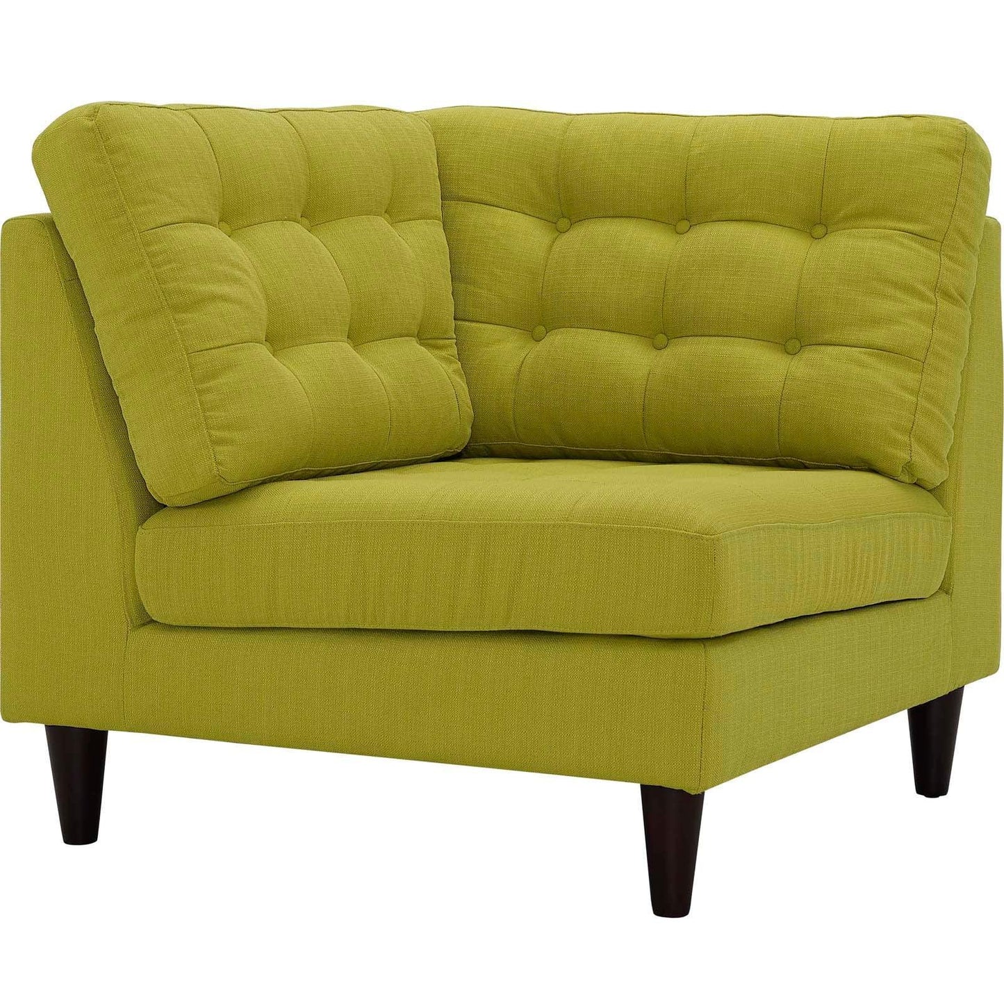 Modway Empress Upholstered Fabric Corner Sofa FredCo