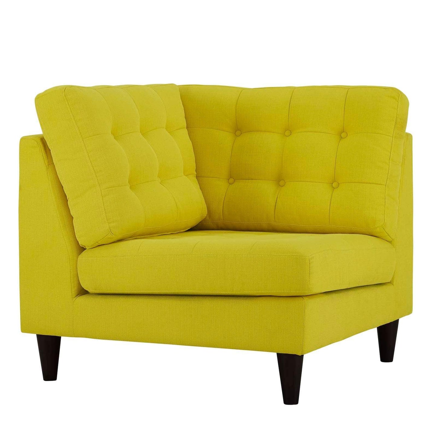 Modway Empress Upholstered Fabric Corner Sofa FredCo
