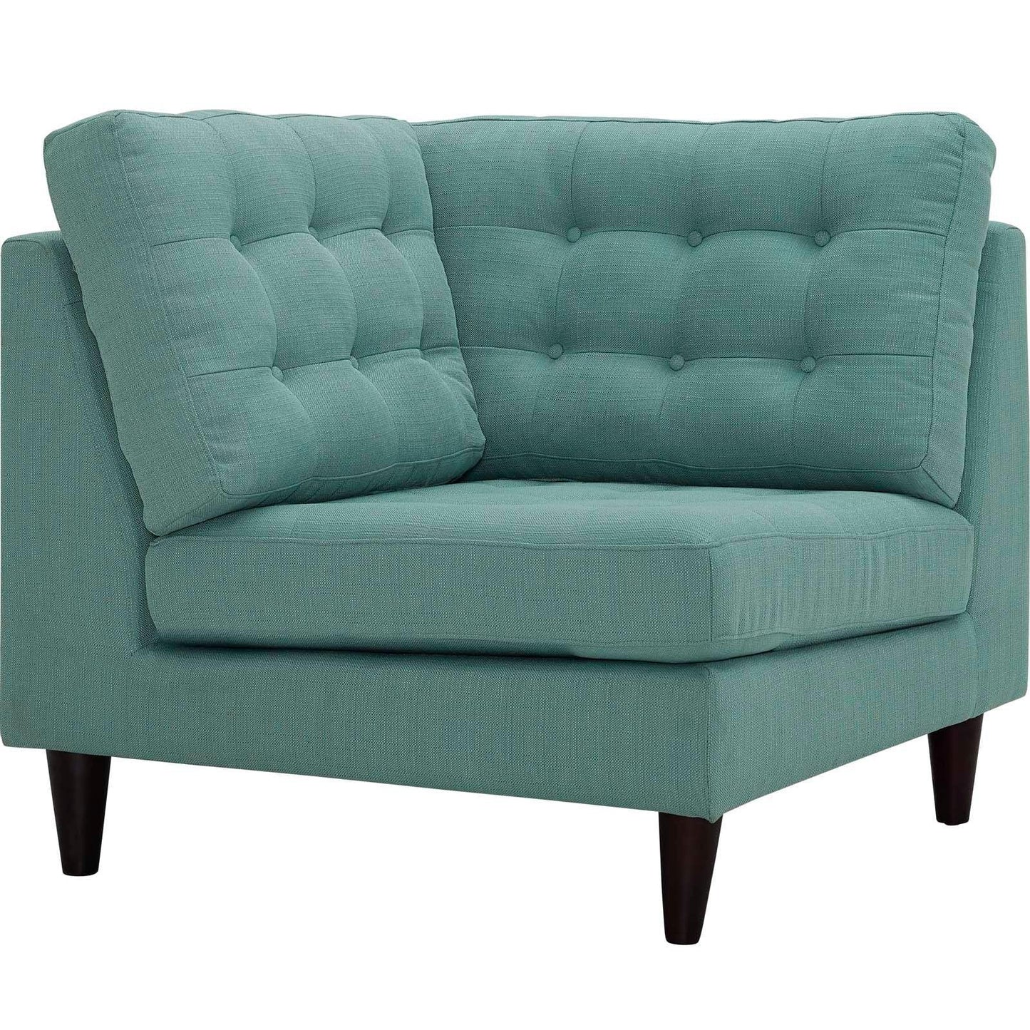 Modway Empress Upholstered Fabric Corner Sofa FredCo
