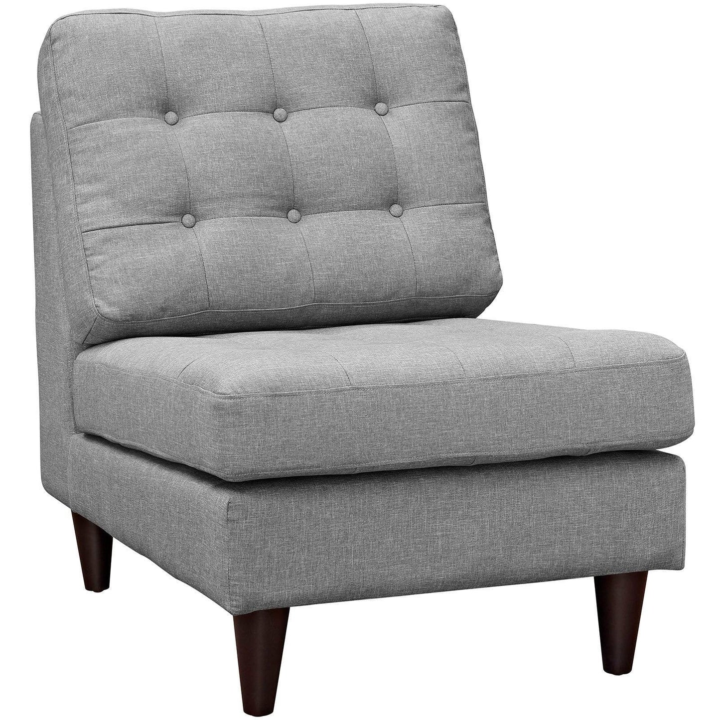 Modway Empress Upholstered Fabric Lounge Chair FredCo