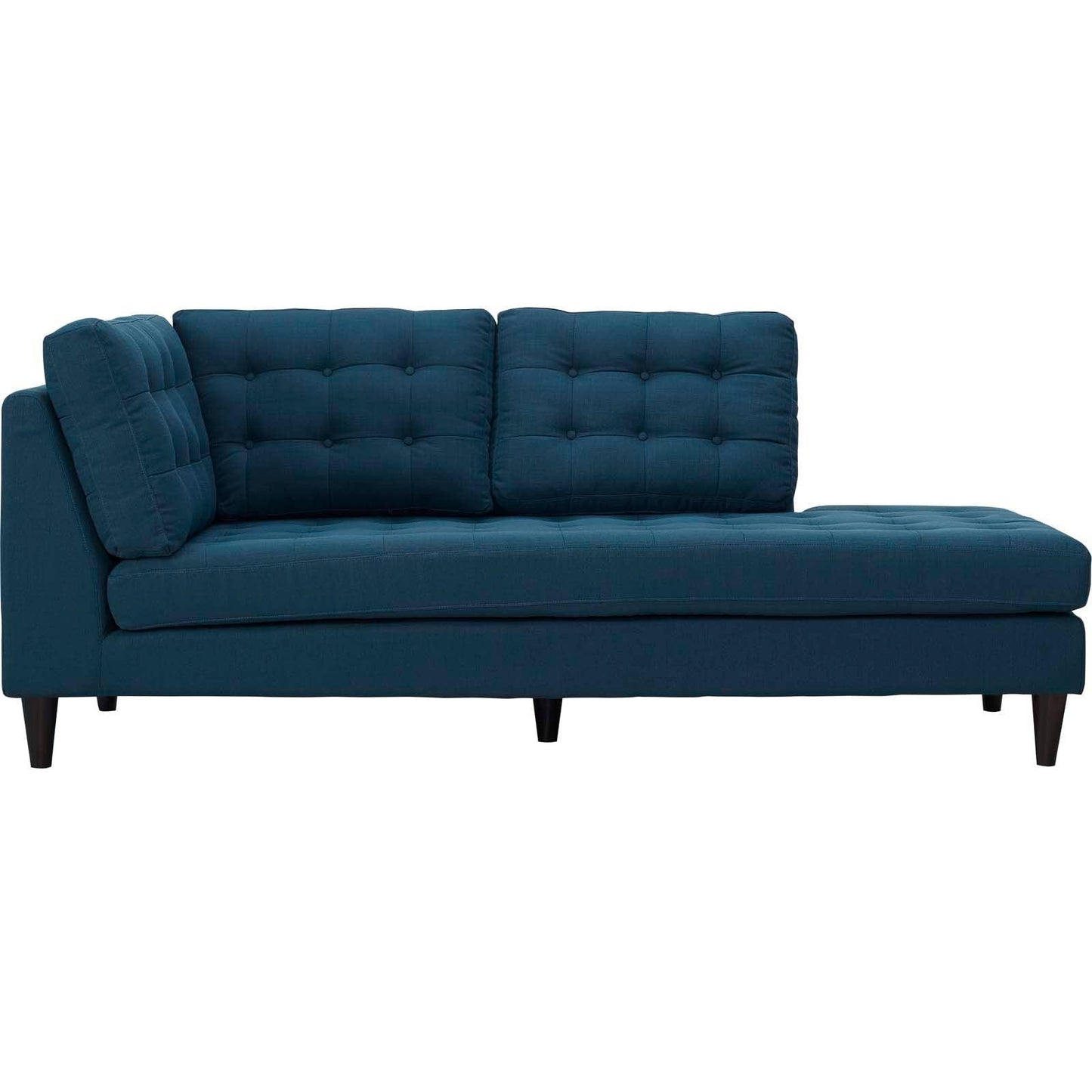 Modway Empress Upholstered Fabric Right Facing Bumper FredCo