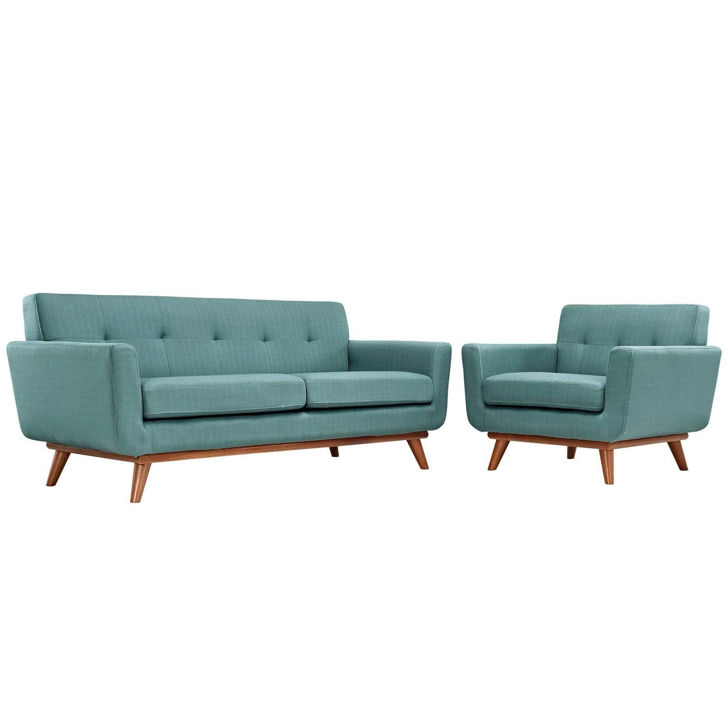 Modway Engage Armchair and Loveseat Set of 2 FredCo