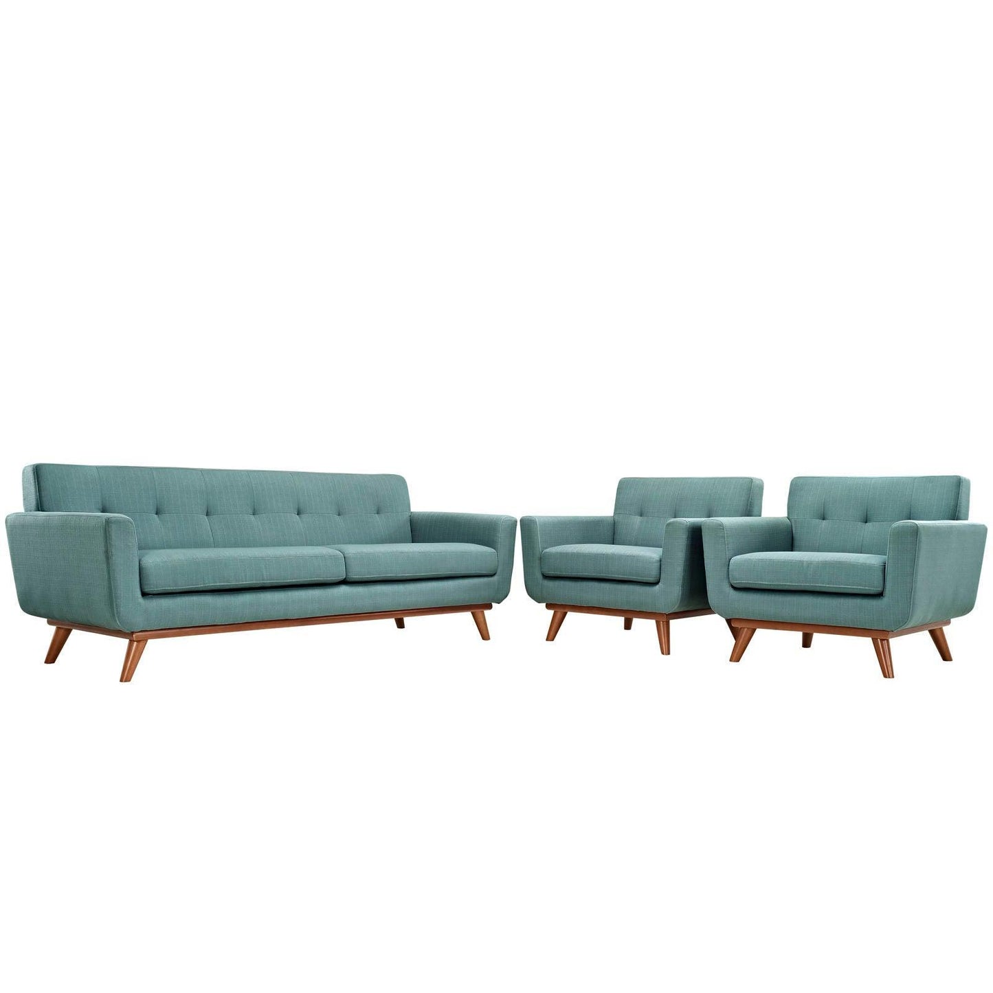 Modway Engage Armchairs and Sofa Set of 3 FredCo