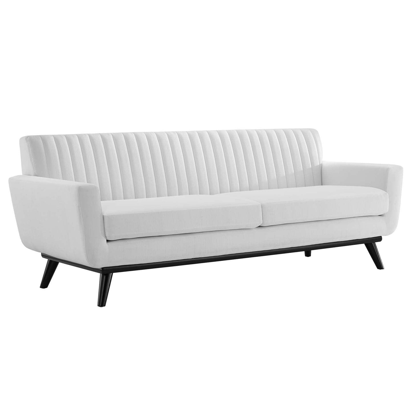 Modway Engage Channel Tufted Fabric Sofa FredCo