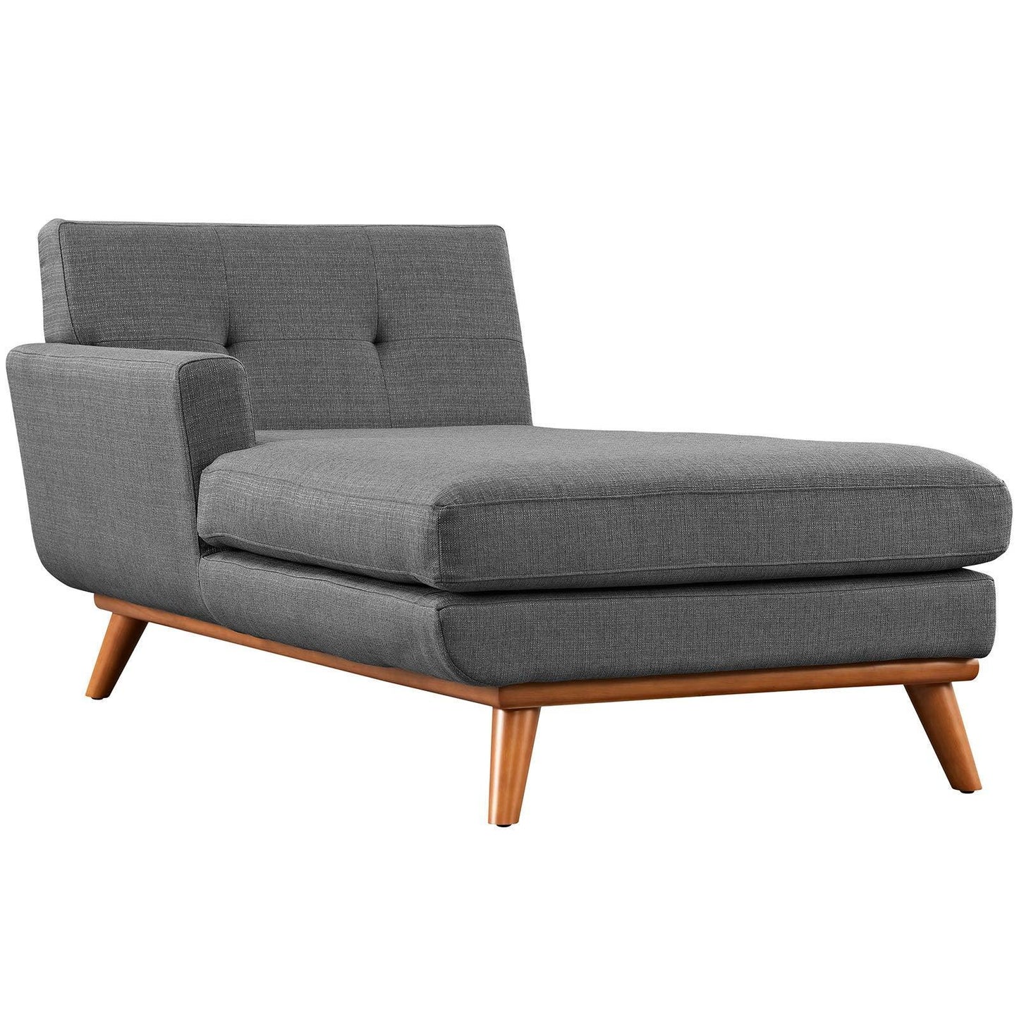 Modway Engage Left-Facing Upholstered Fabric Chaise FredCo