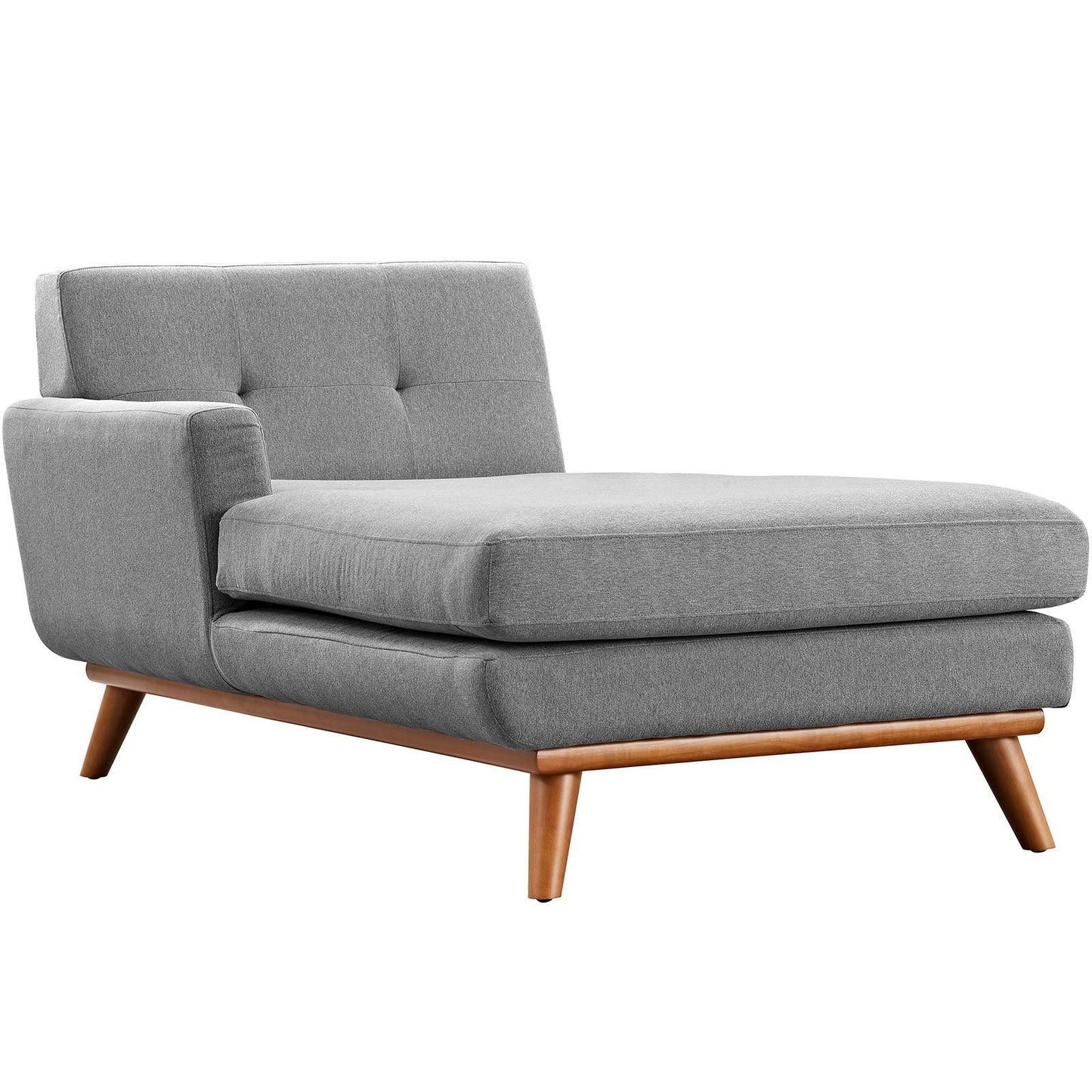 Modway Engage Left-Facing Upholstered Fabric Chaise FredCo