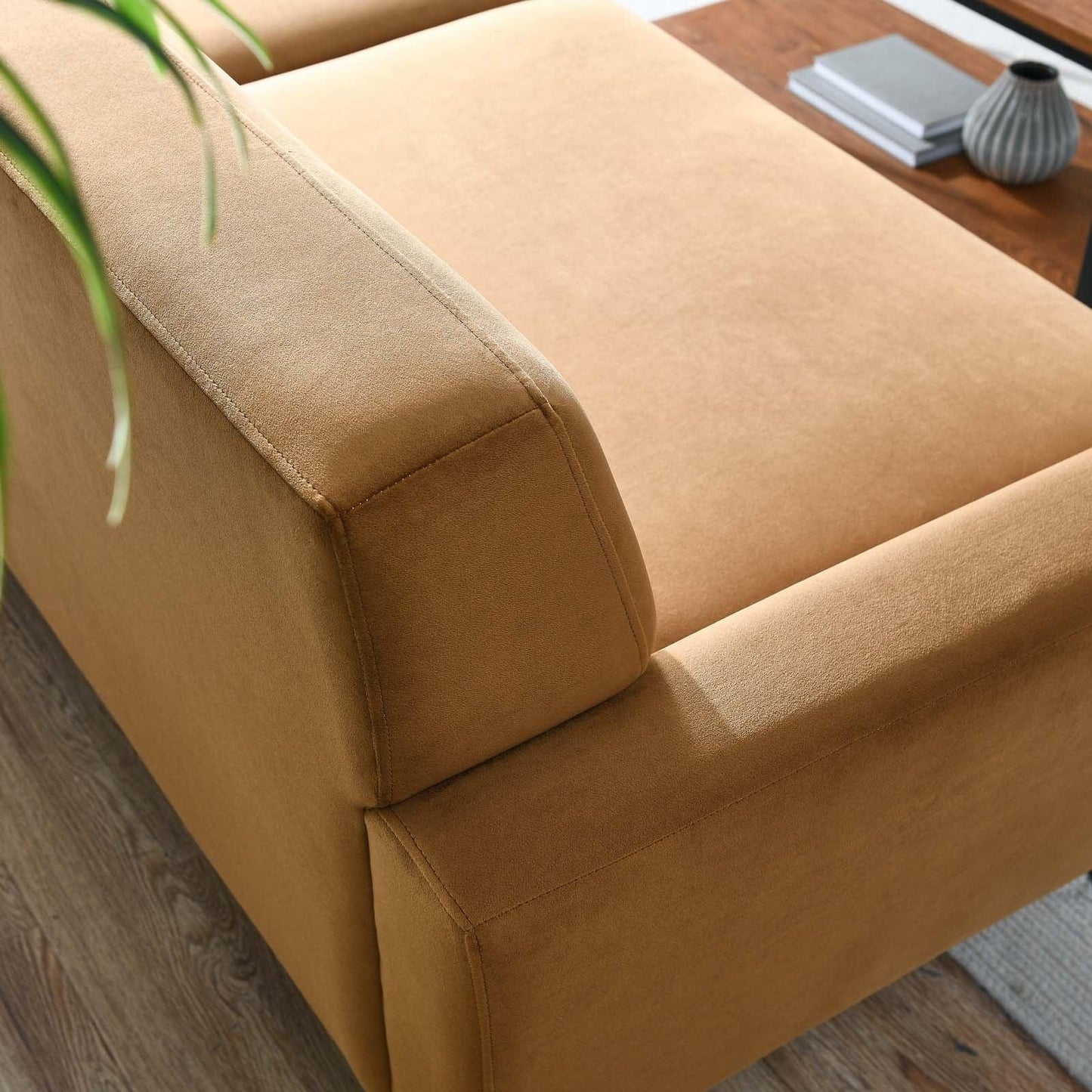 Modway Engage Performance Velvet Sofa FredCo