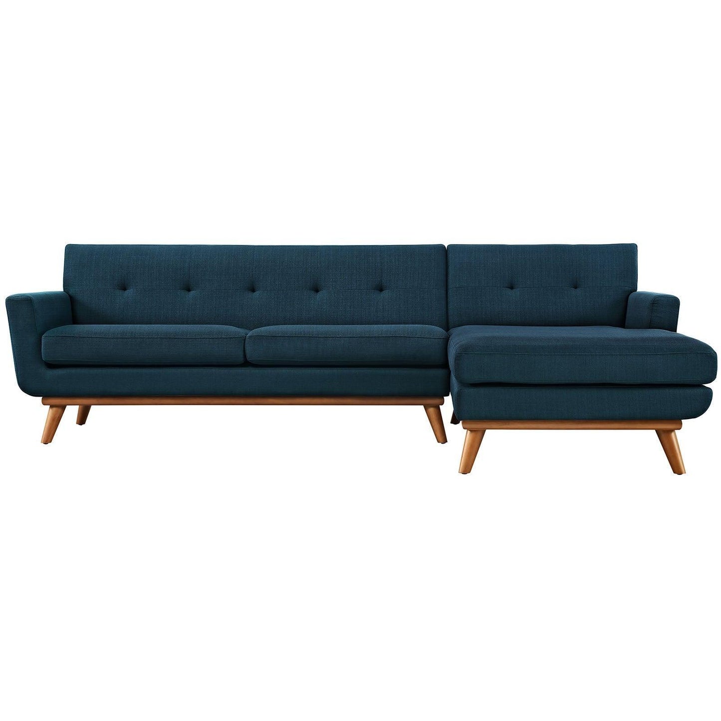 Modway Engage Right-Facing Upholstered Fabric Sectional Sofa FredCo