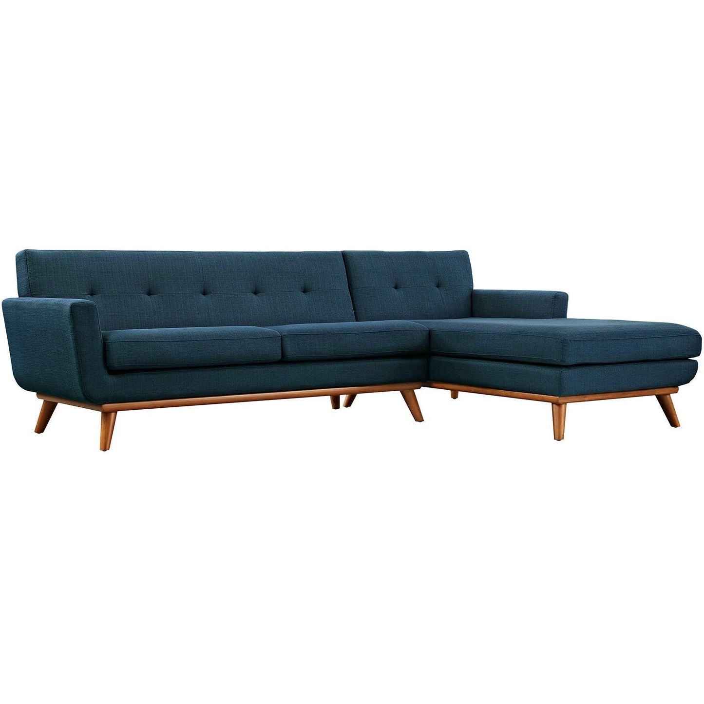 Modway Engage Right-Facing Upholstered Fabric Sectional Sofa FredCo