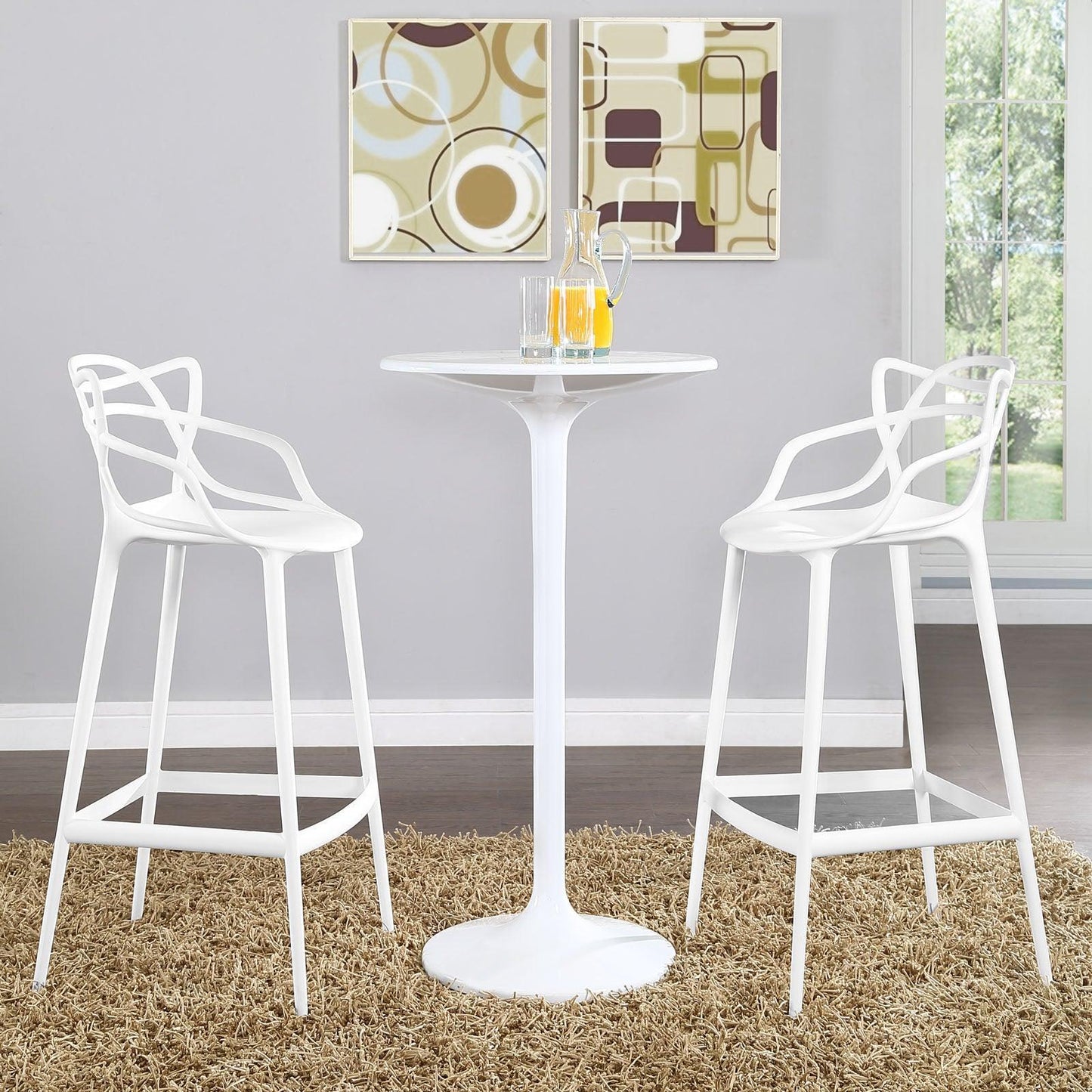 Modway Entangled Bar Stool Set of 2 FredCo