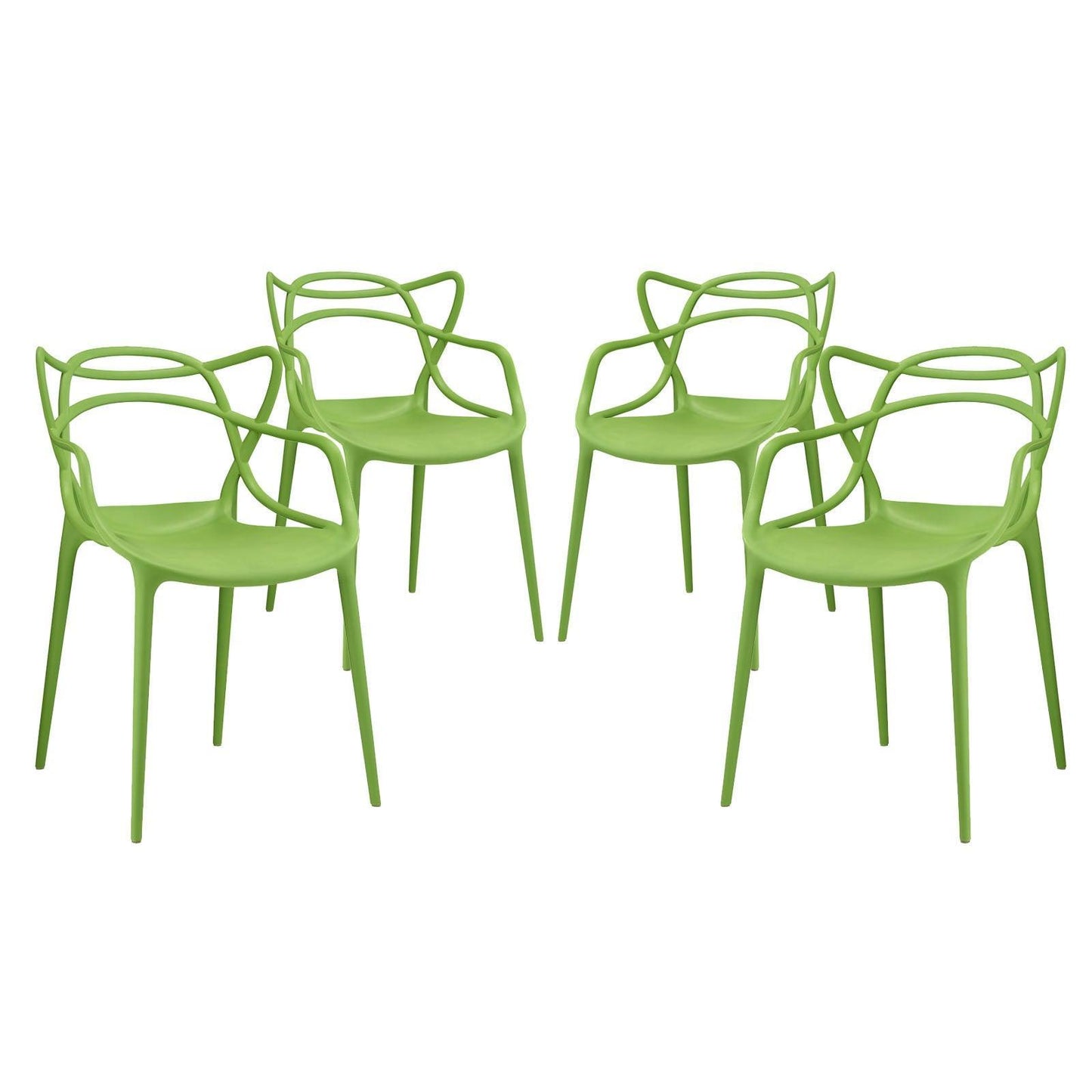 Modway Entangled Dining Set Set of 4 FredCo