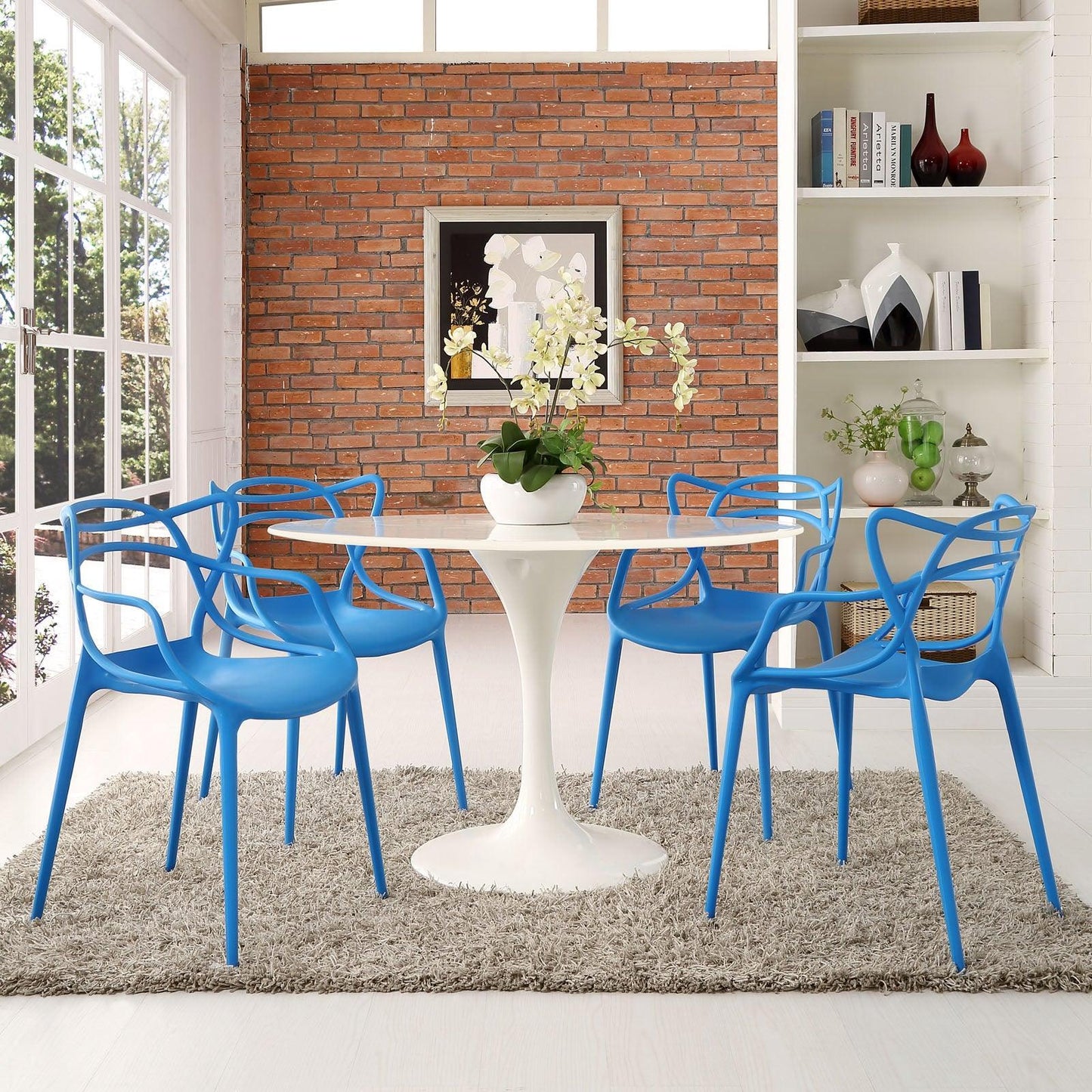 Modway Entangled Dining Set Set of 4 FredCo