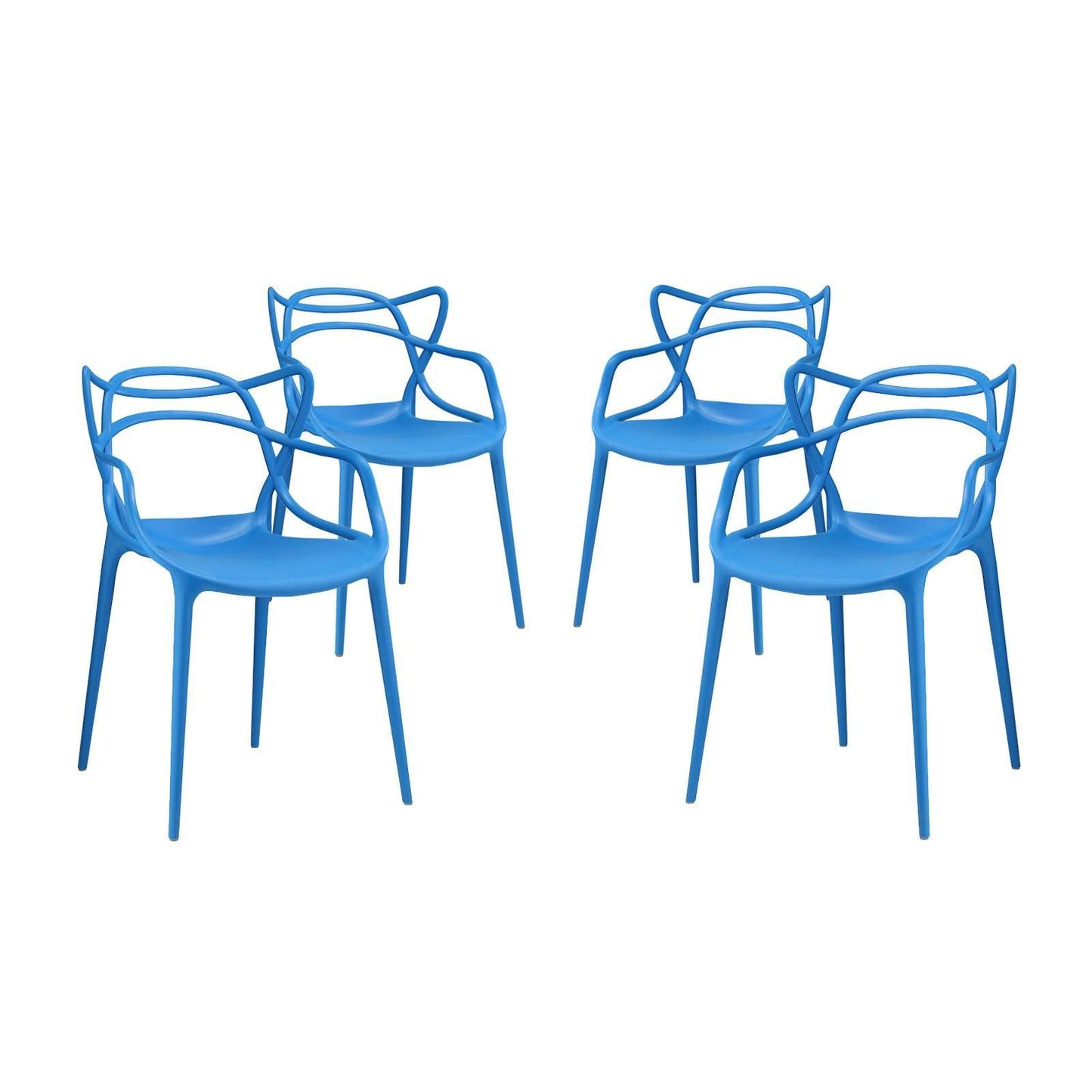 Modway Entangled Dining Set Set of 4 FredCo