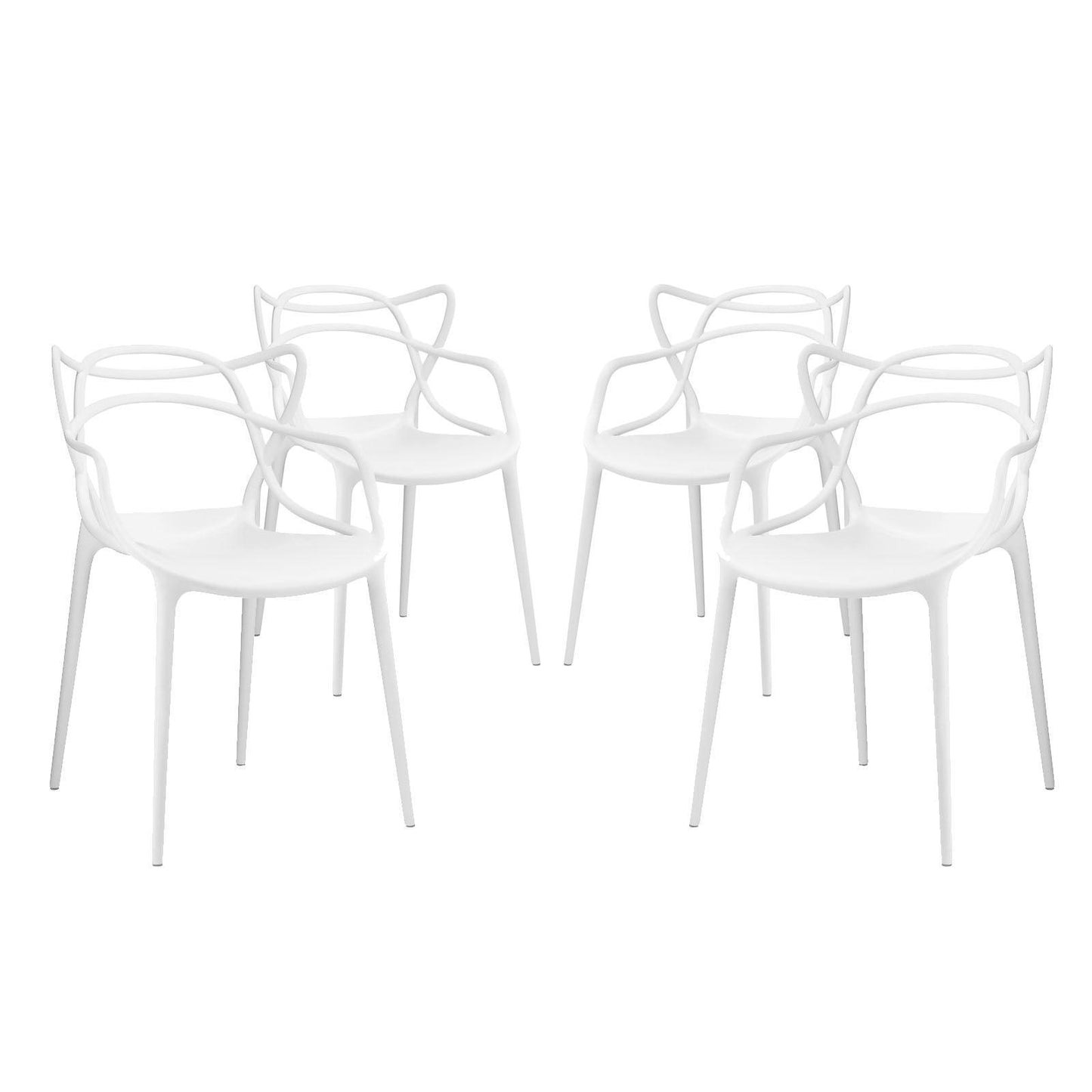 Modway Entangled Dining Set Set of 4 FredCo