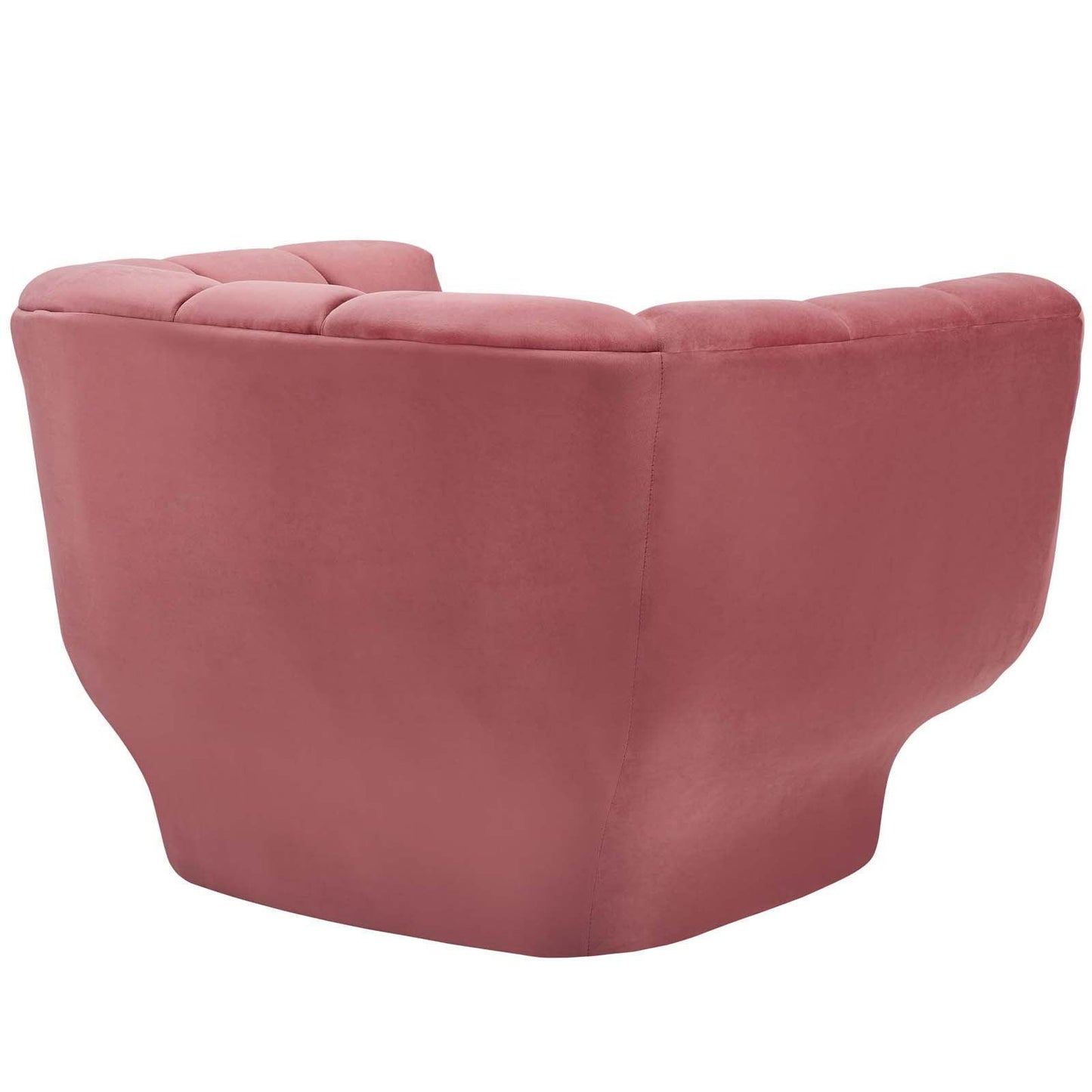 Modway Entertain Vertical Channel Tufted Performance Velvet Armchair Set of 2 FredCo