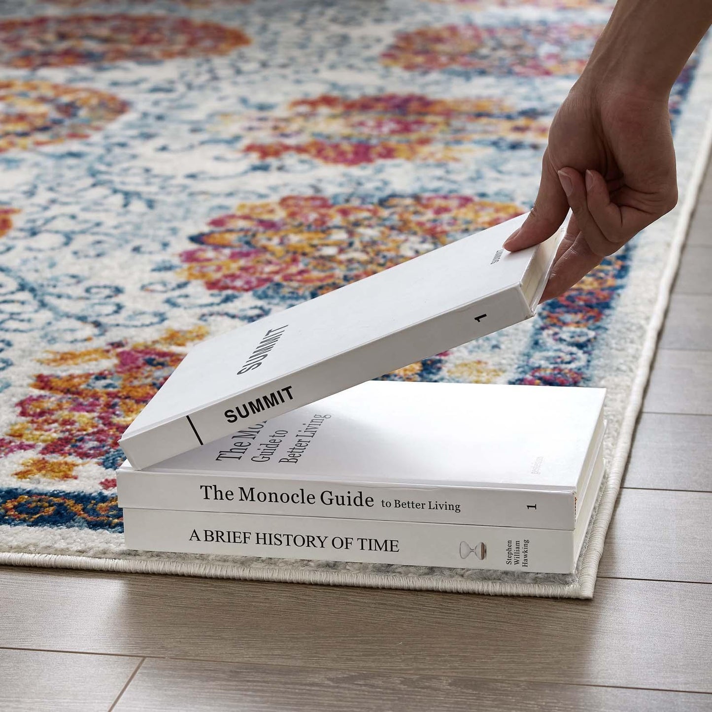 Modway Entourage Kensie Distressed Floral Moroccan Trellis Area Rug FredCo