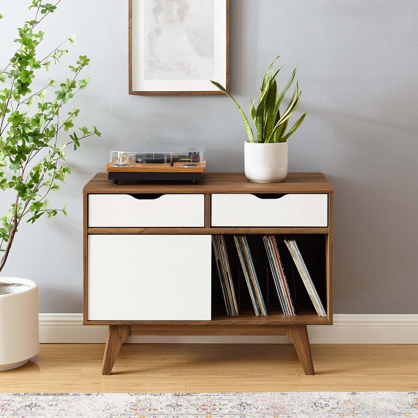 Modway Envision Vinyl Record Display Stand, EEI-4324 FredCo