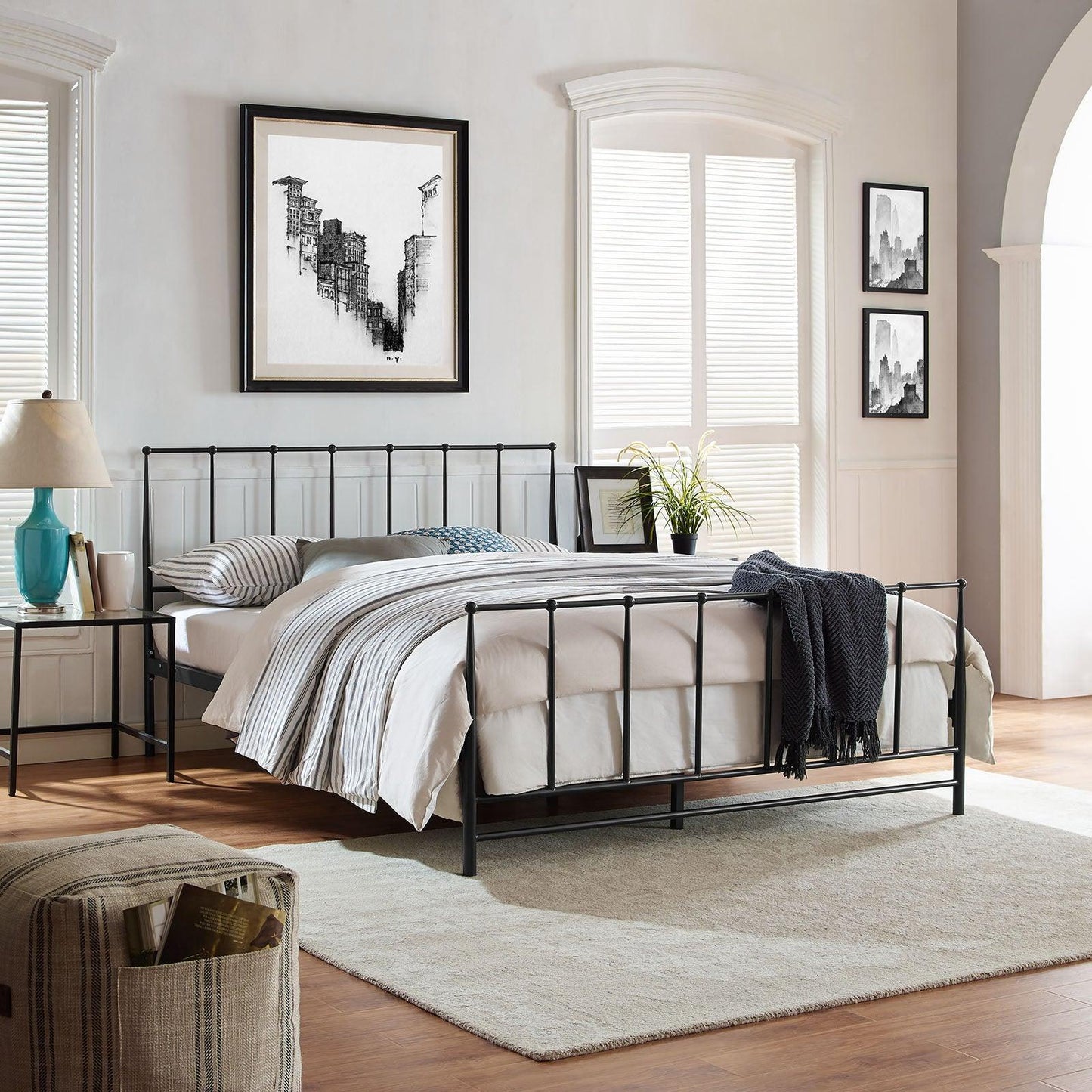 Modway Estate Queen Bed FredCo