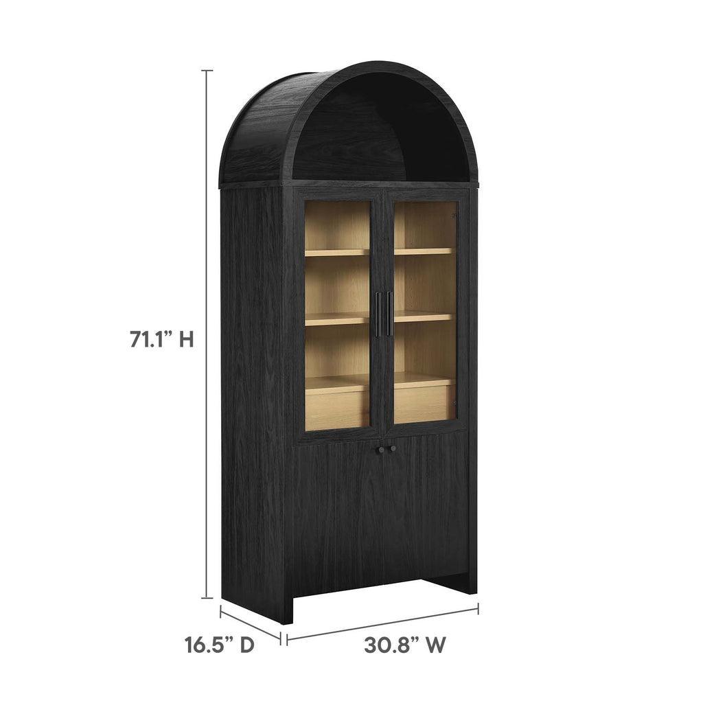 Modway Evie Arched Tall Display Cabinet FredCo