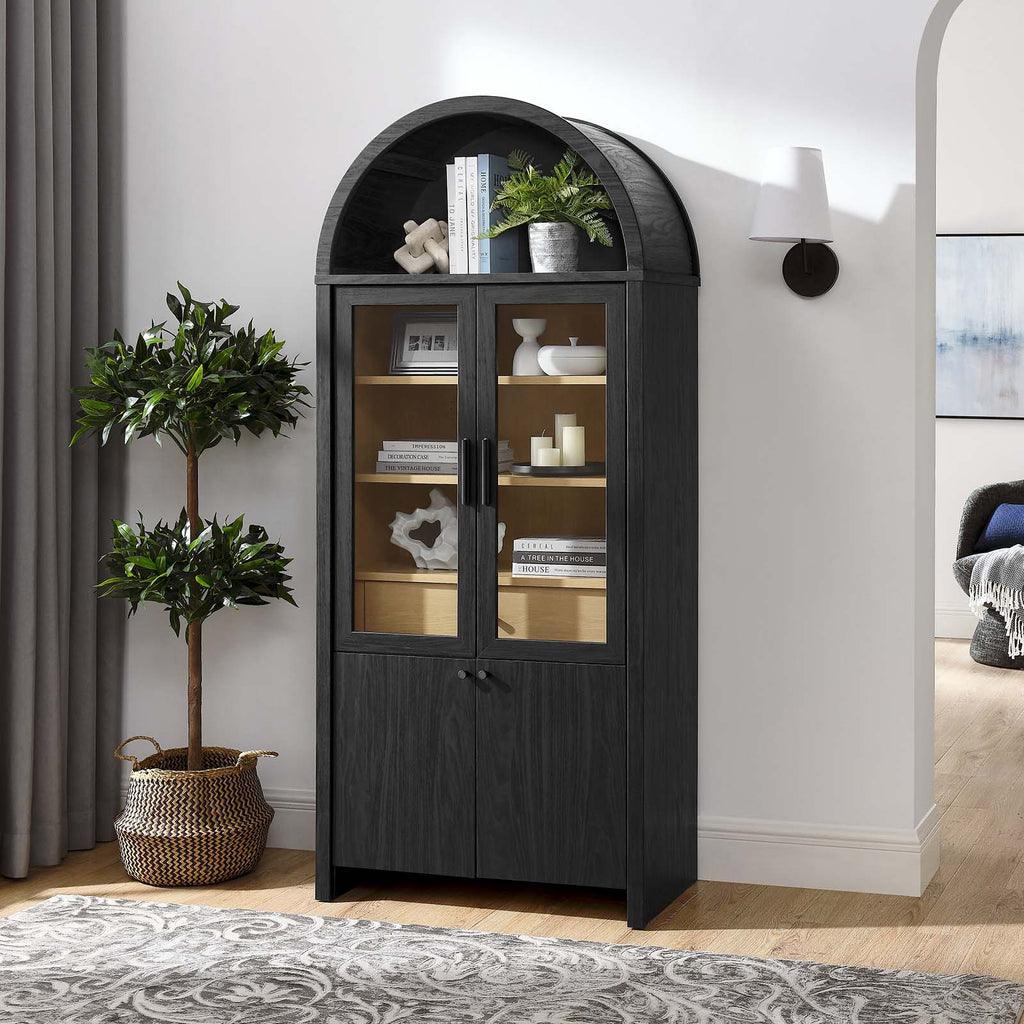 Modway Evie Arched Tall Display Cabinet FredCo