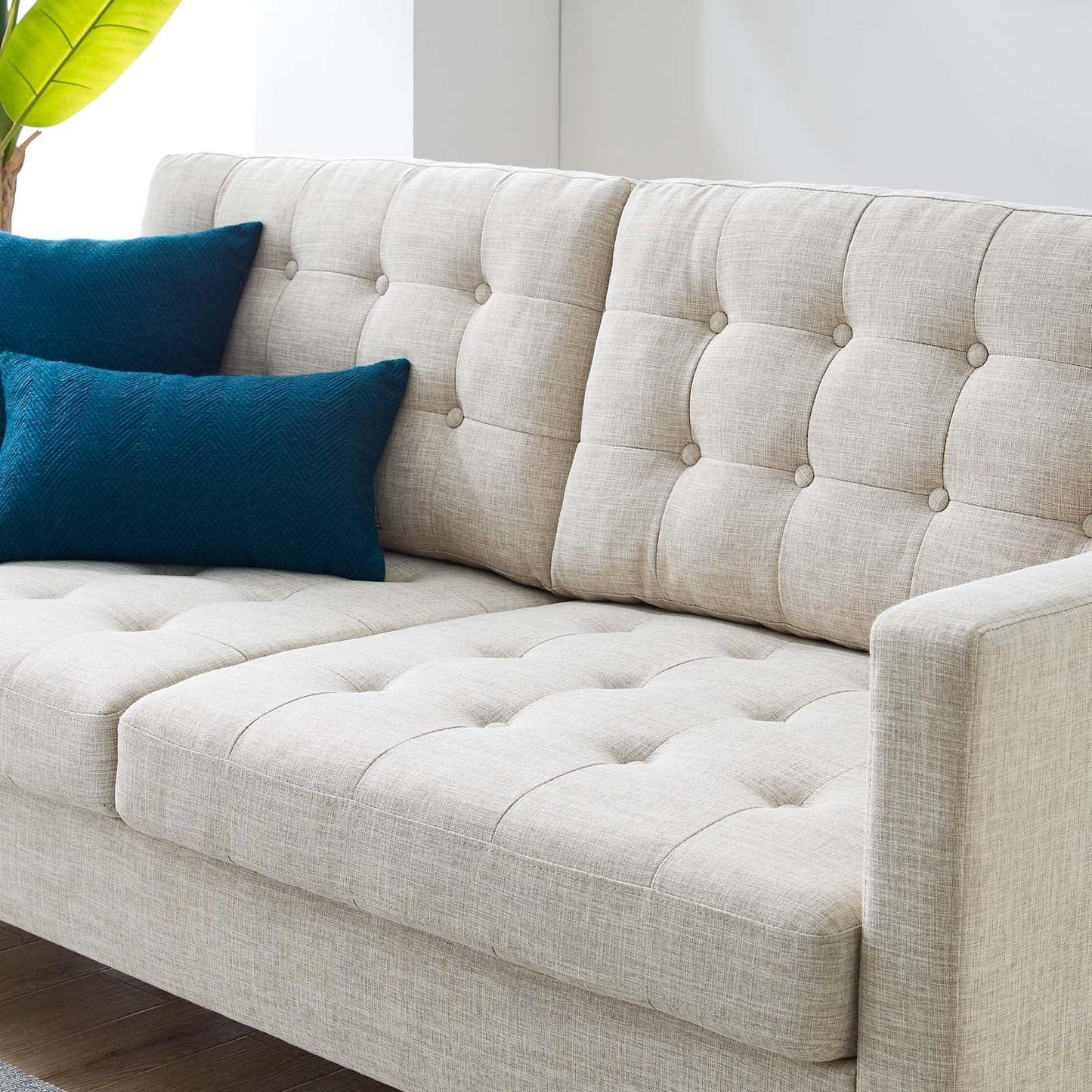 Modway Exalt Tufted Fabric Sofa FredCo