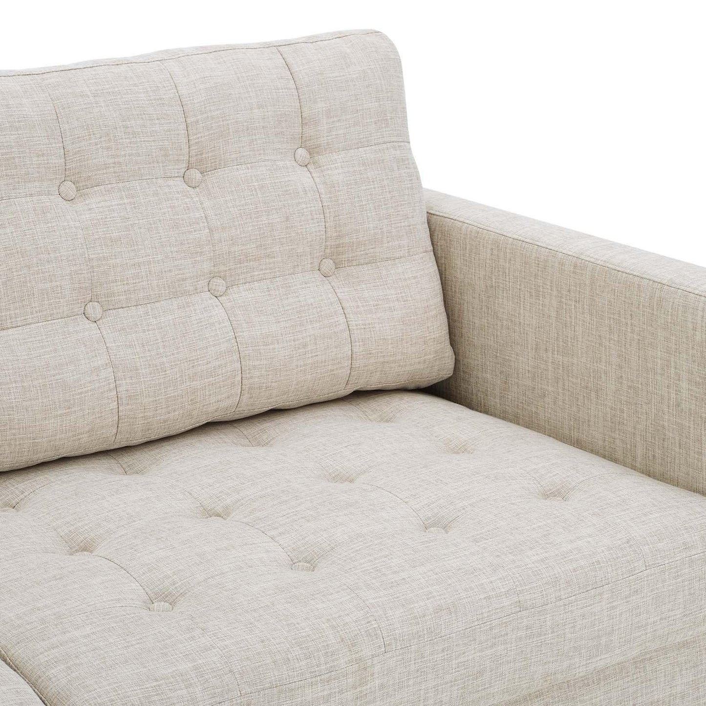 Modway Exalt Tufted Fabric Sofa FredCo