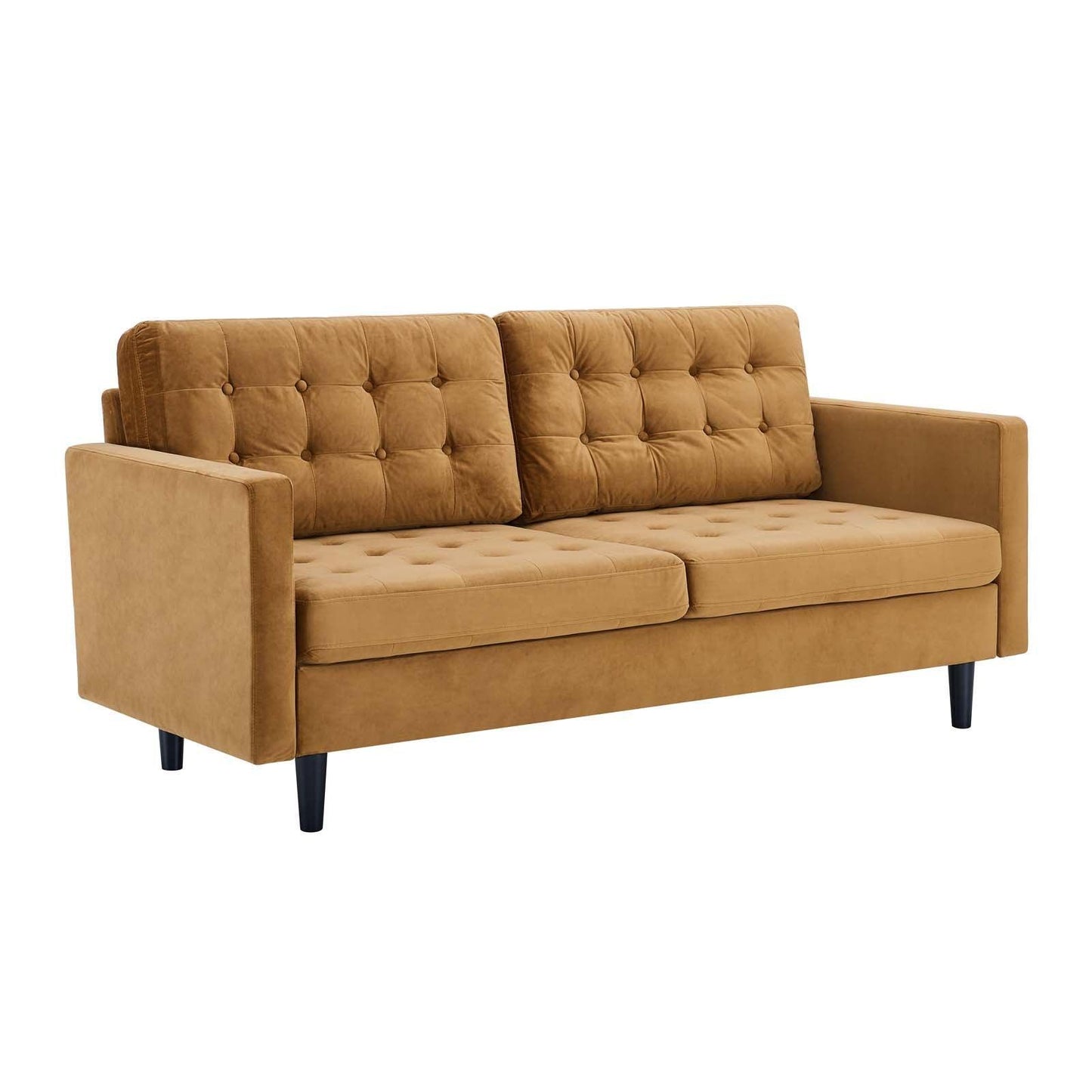 Modway Exalt Tufted Performance Velvet Sofa FredCo