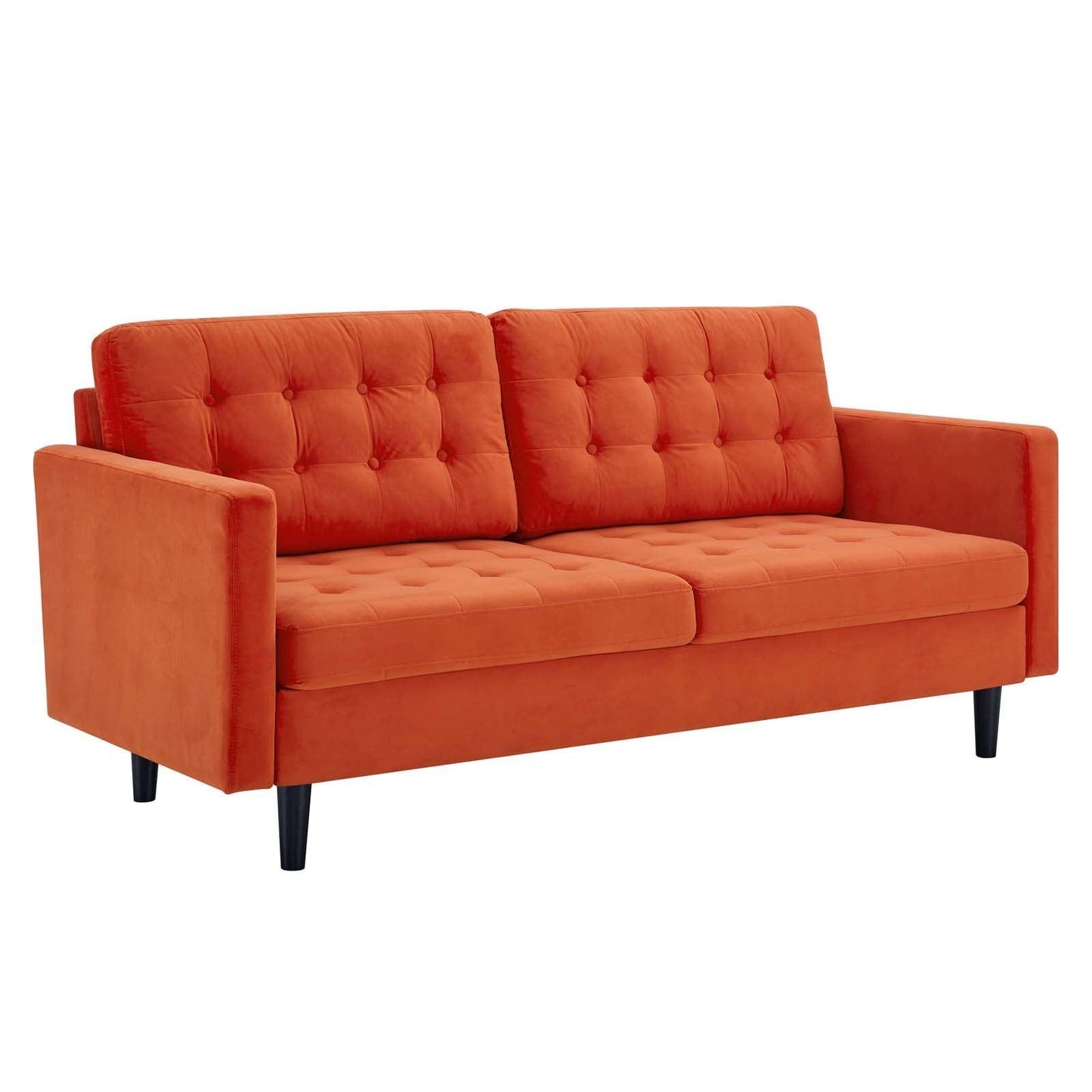 Modway Exalt Tufted Performance Velvet Sofa FredCo