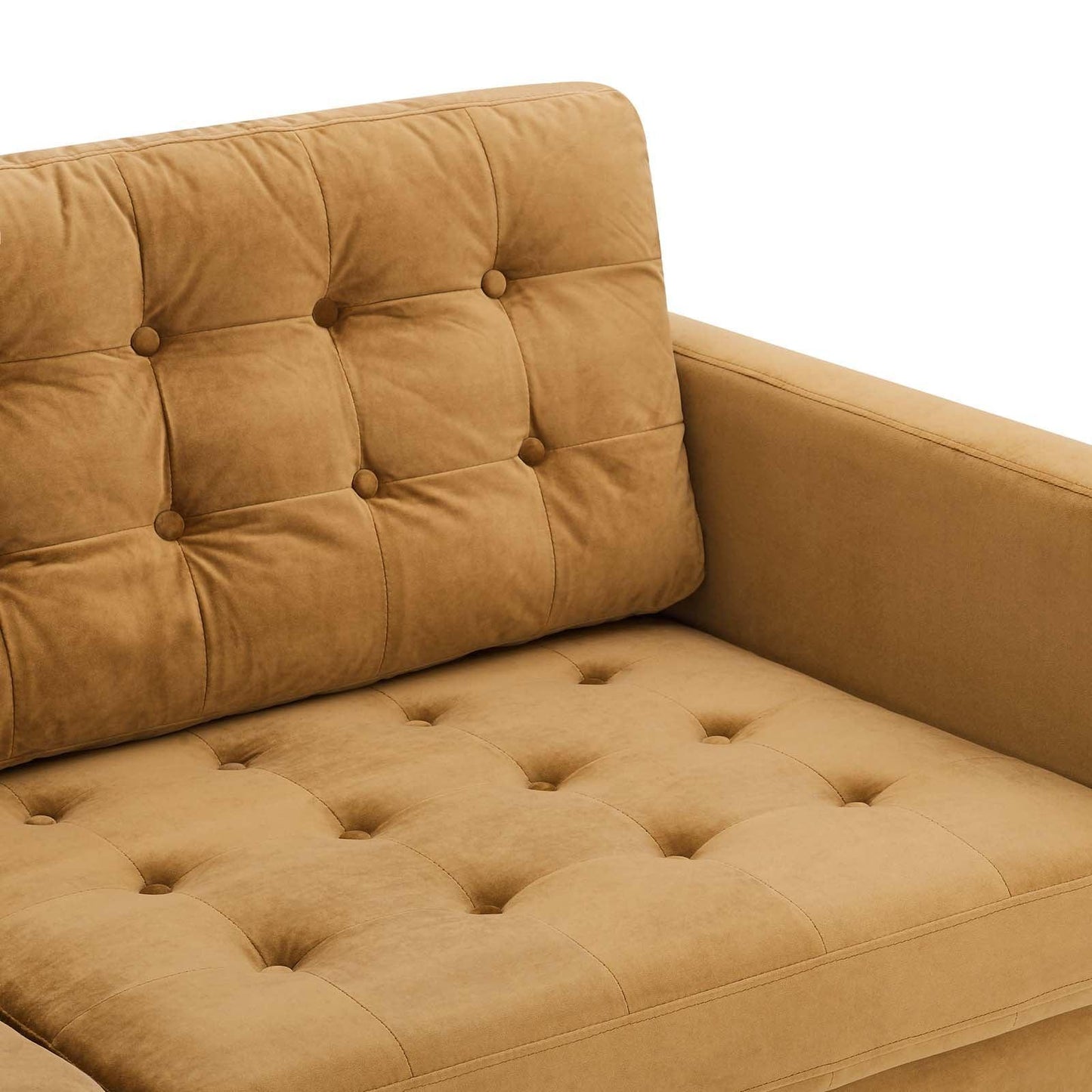Modway Exalt Tufted Performance Velvet Sofa FredCo