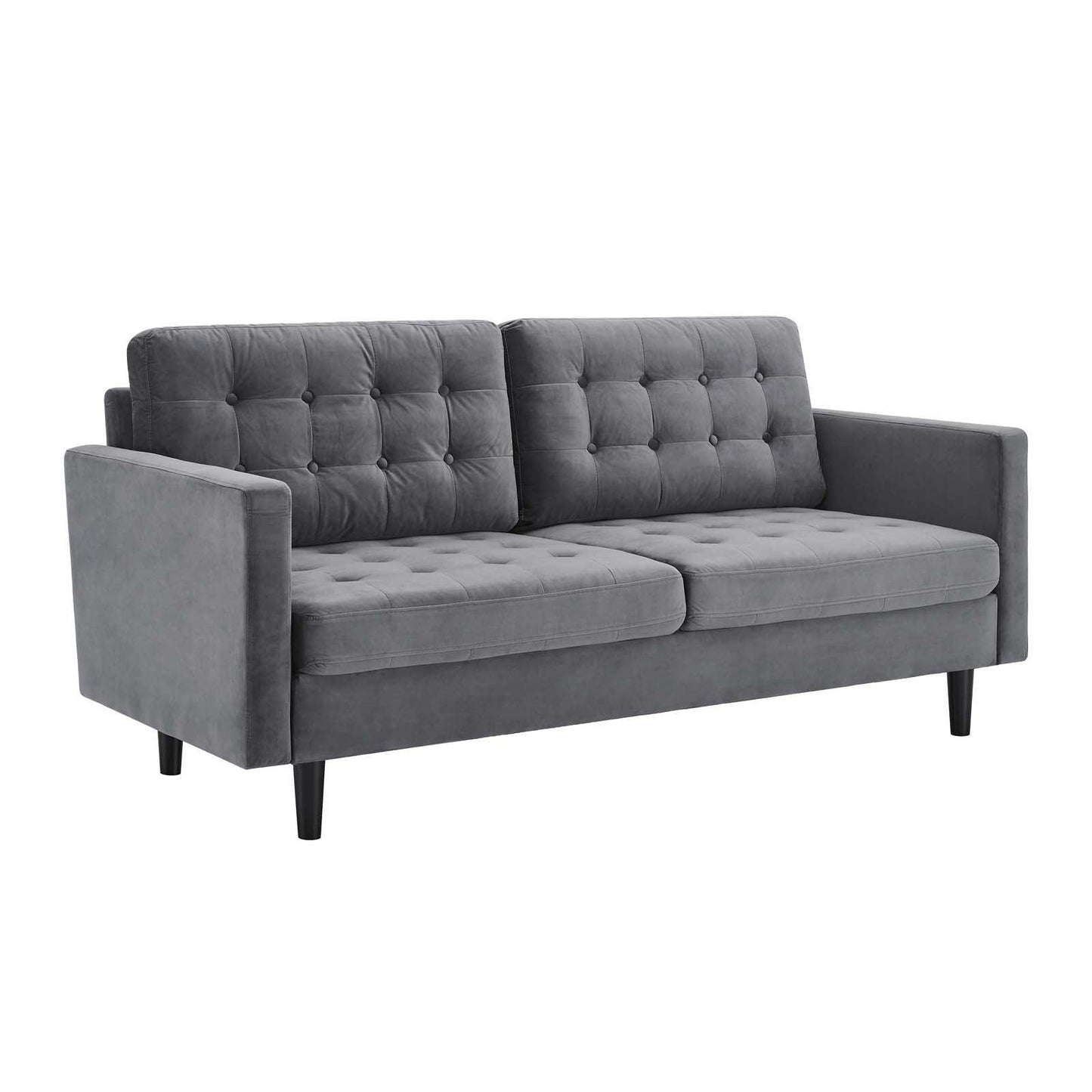 Modway Exalt Tufted Performance Velvet Sofa FredCo