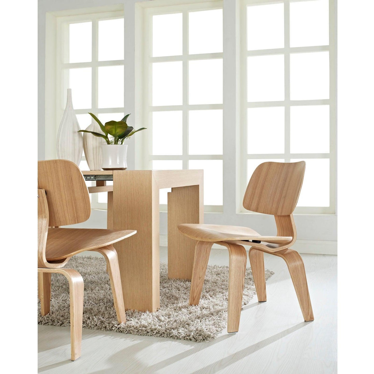 Modway Fathom Dining Wood Side Chair FredCo