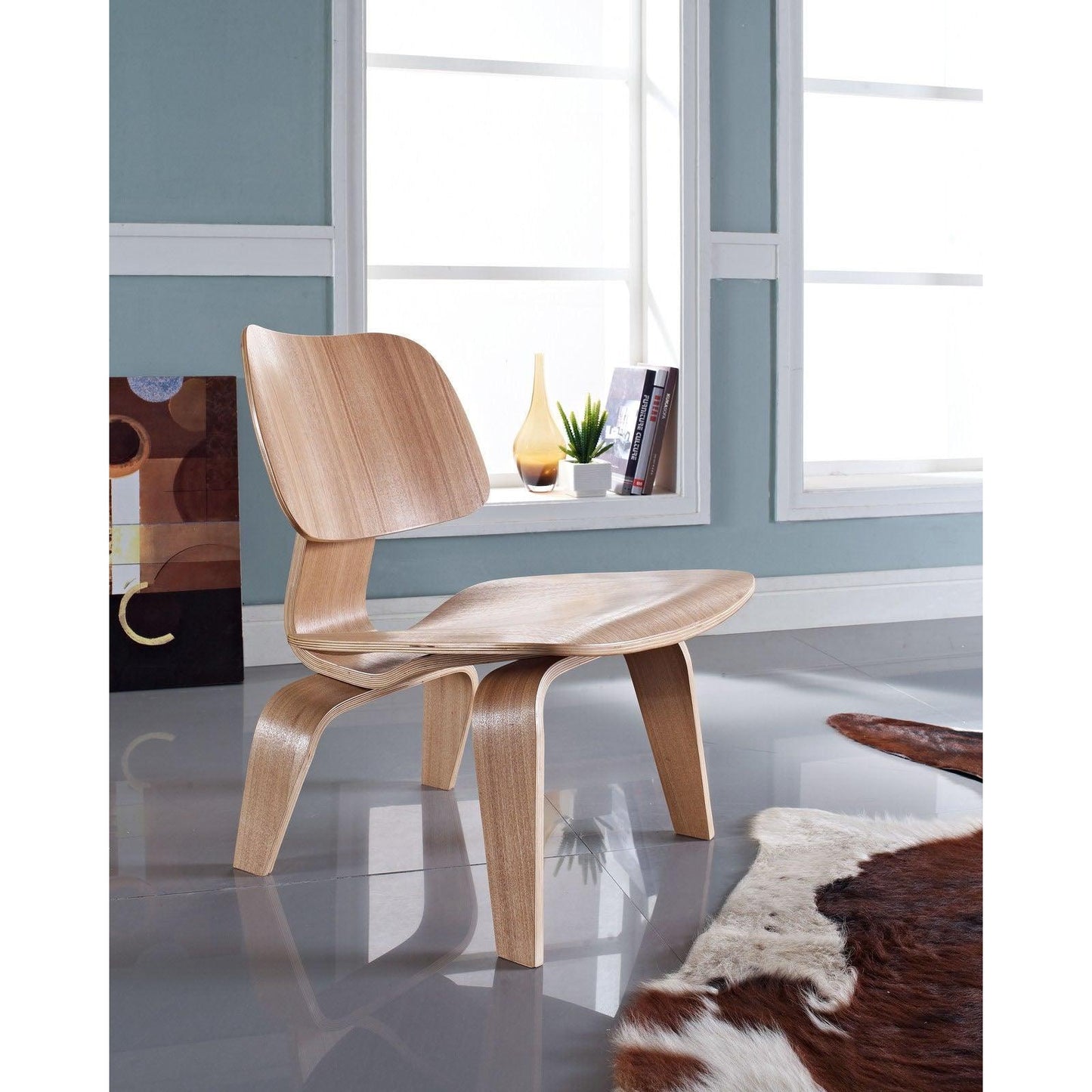 Modway Fathom Wood Lounge Chair FredCo