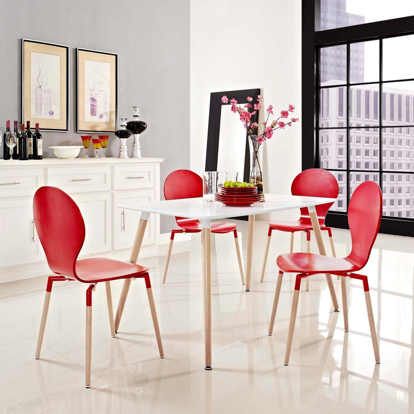 Modway Field Rectangle Dining Table FredCo