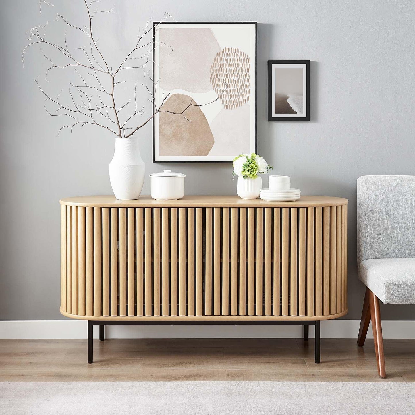 Modway Fortitude 59” Oval Sideboard, EEI-6590 FredCo