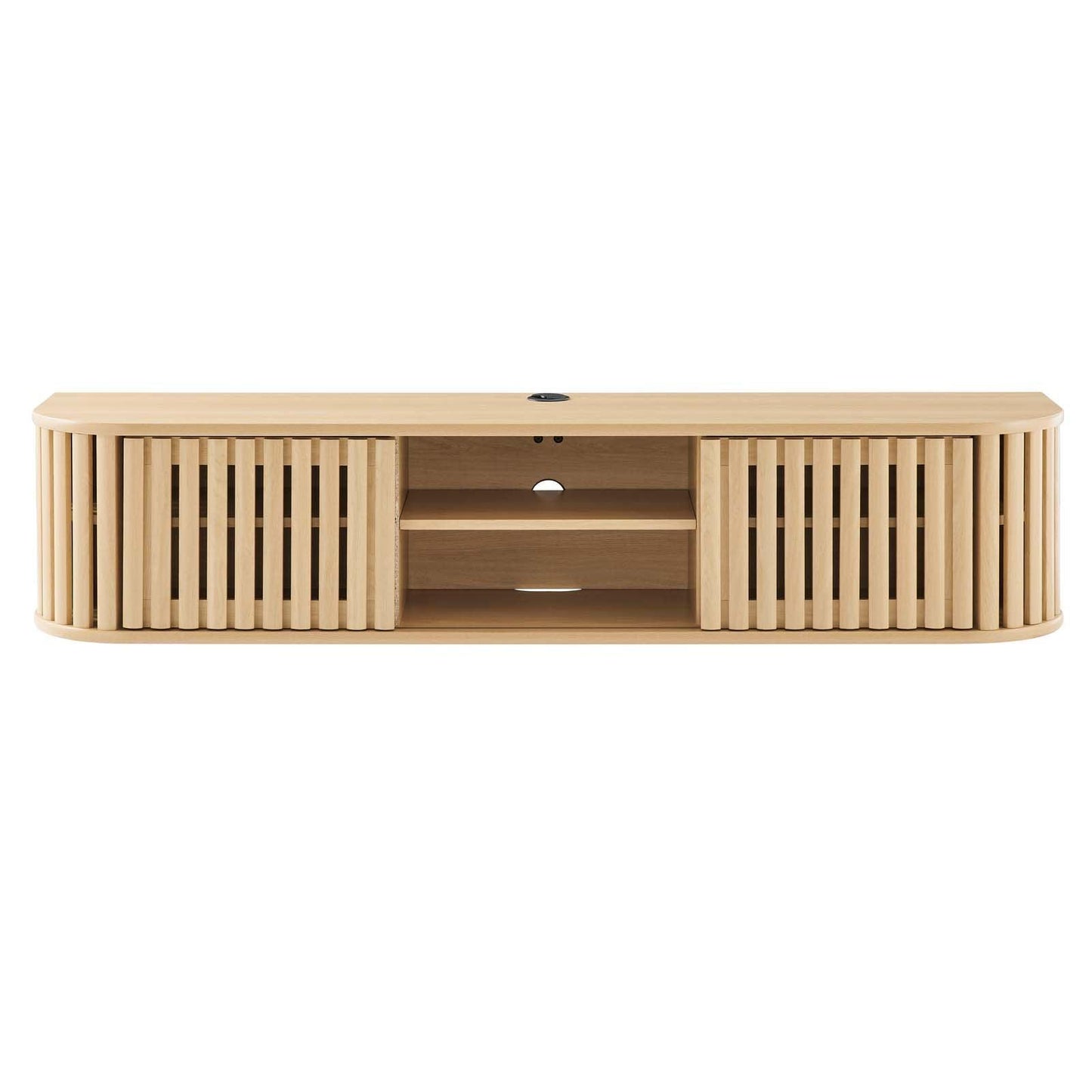 Modway Fortitude 63" Wall-Mounted TV Stand, EEI-6528 FredCo