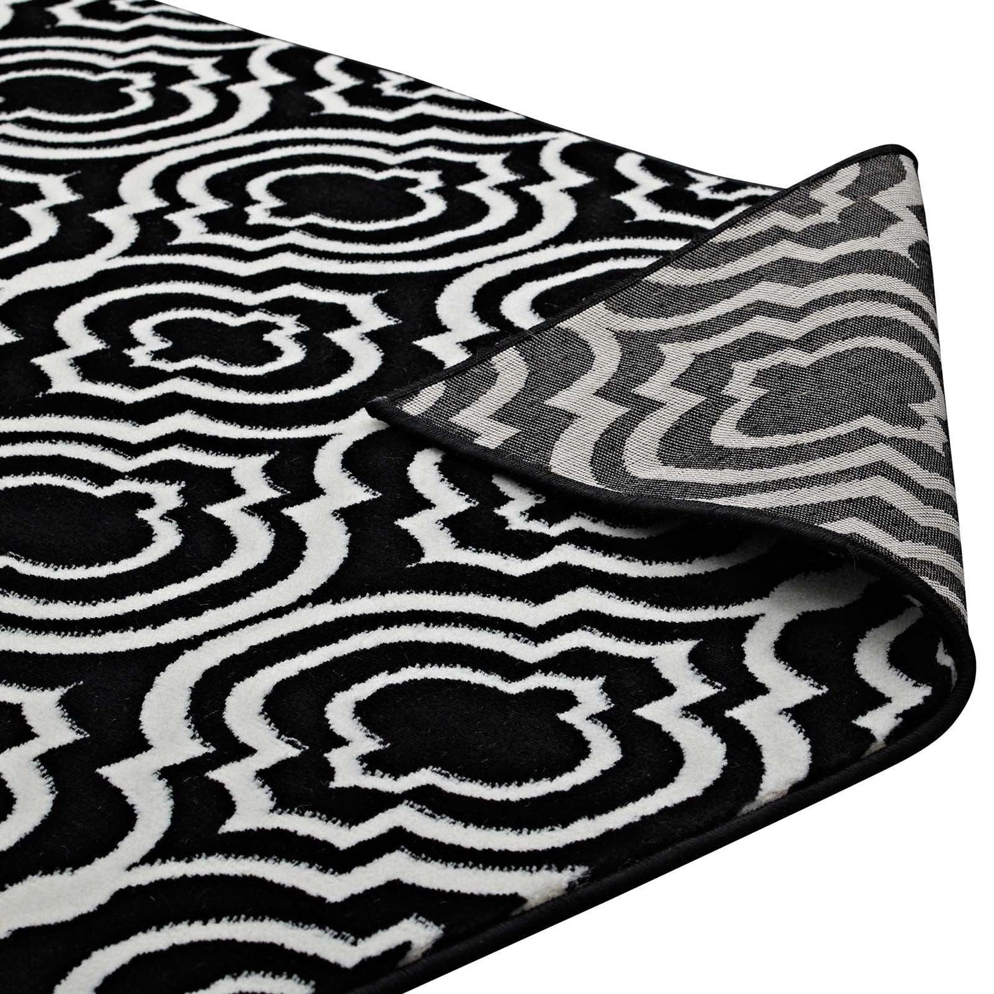Modway Frame Transitional Moroccan Trellis Area Rug FredCo