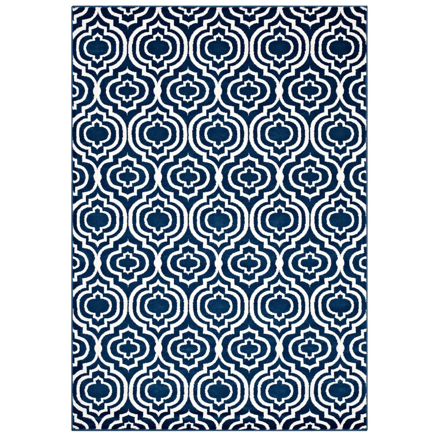 Modway Frame Transitional Moroccan Trellis Area Rug FredCo
