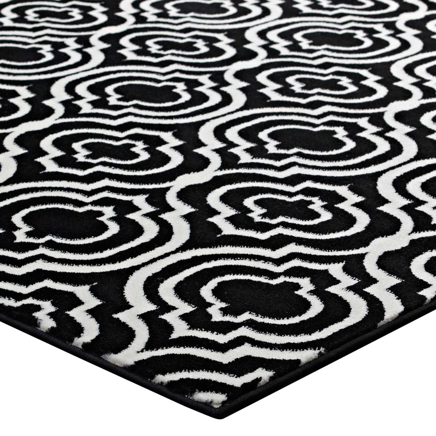 Modway Frame Transitional Moroccan Trellis Area Rug FredCo