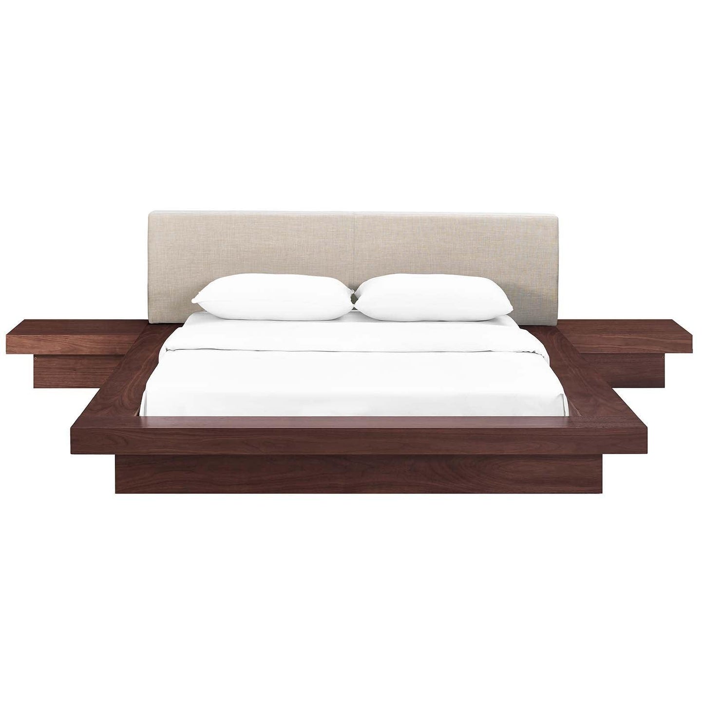 Modway Freja 3 Piece Queen Fabric Bedroom Set FredCo