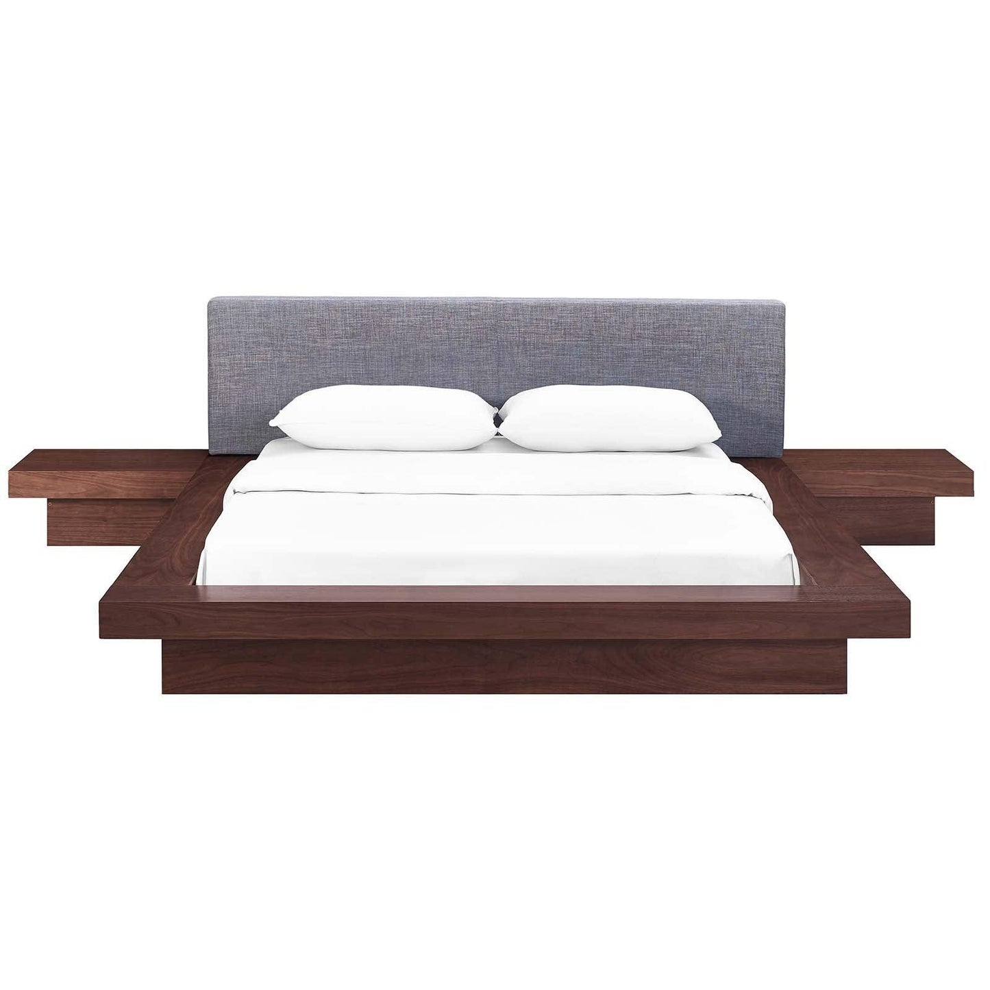 Modway Freja 3 Piece Queen Fabric Bedroom Set FredCo